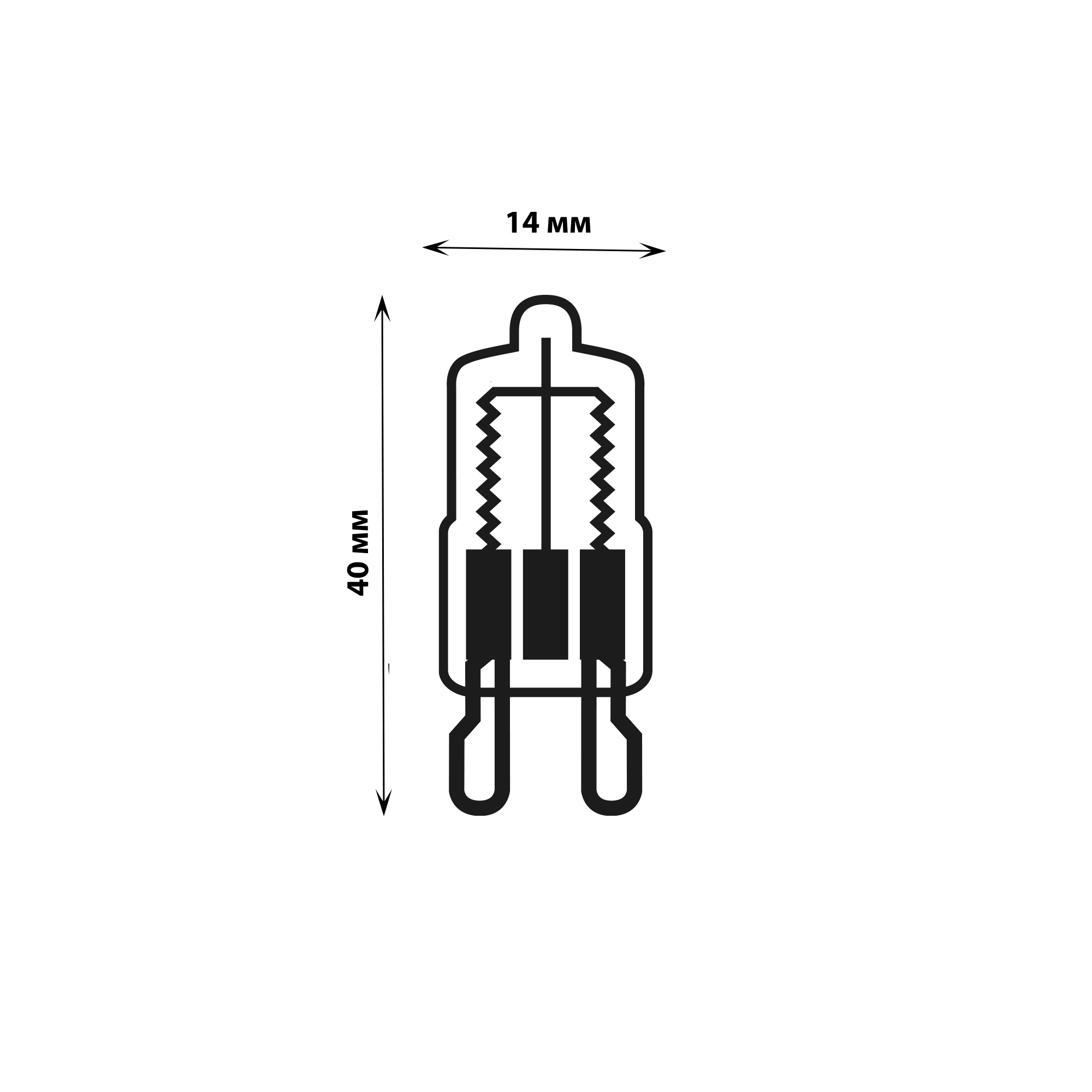 JCD-FR-25-G9 Лампа галогенная Картонная коробка