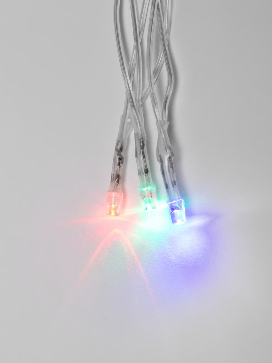 ULD-N4207-320-DTA MULTI IP20 Сетка светодиодная. 4.2х0.75 м. 320 led. разноцветная. с контроллером. провод прозрачный. IP20