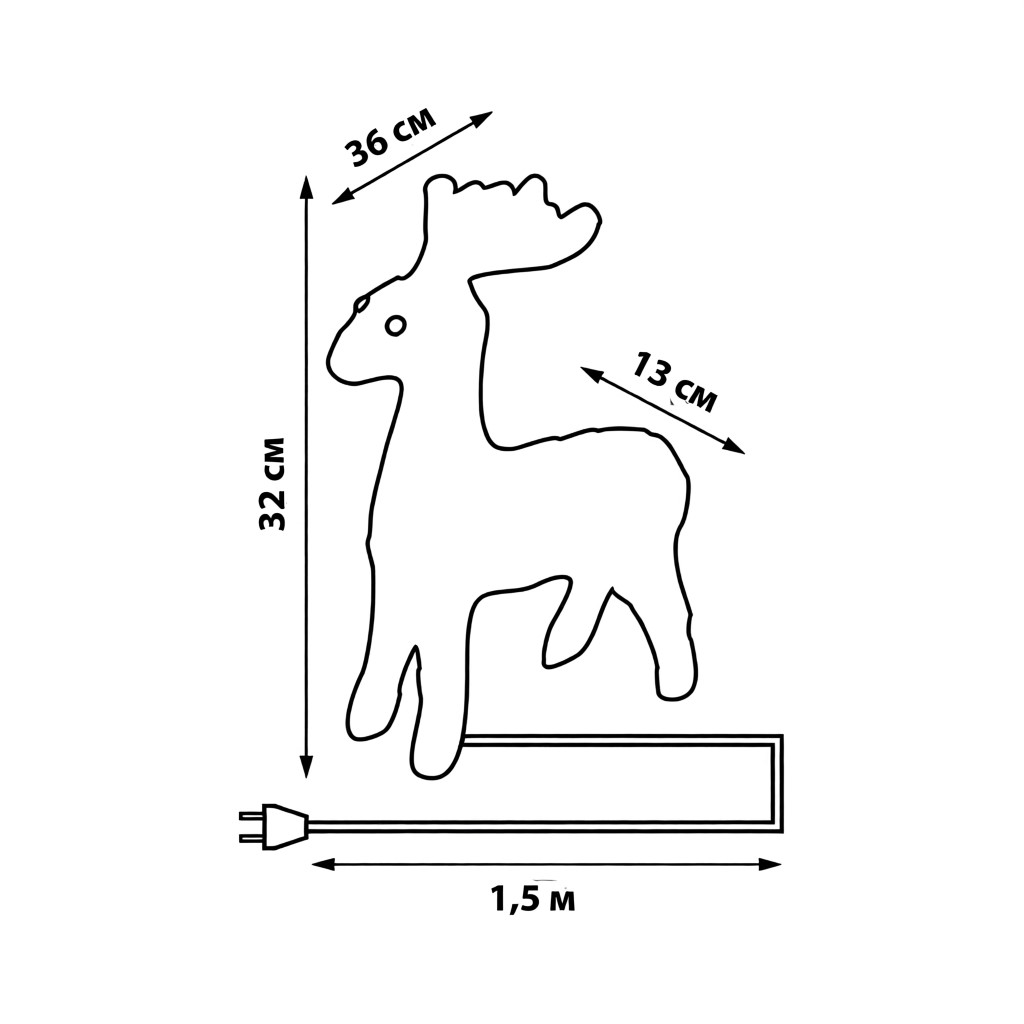 ULD-M3739-040/STA WHITE IP20 DEER