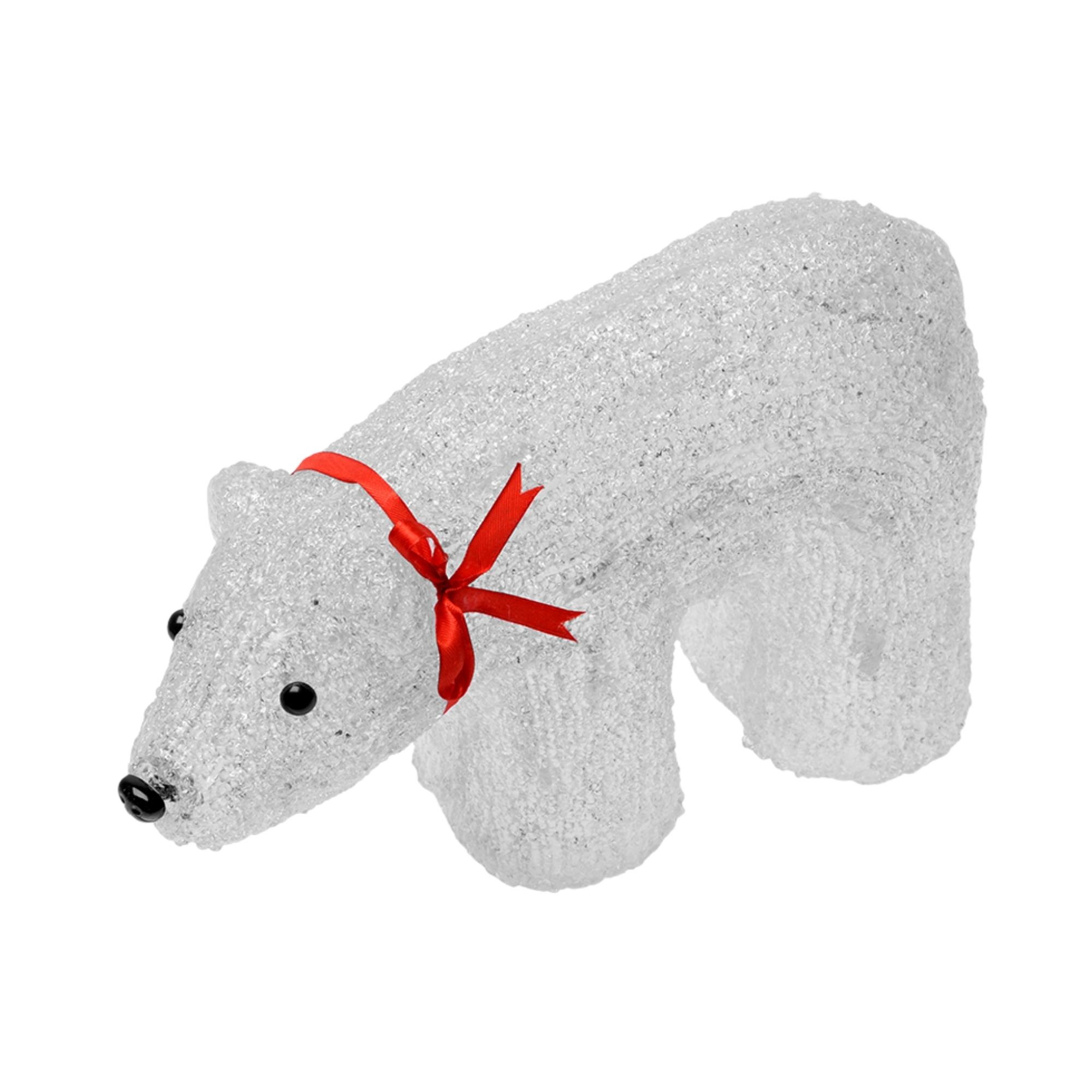 ULD-M3423-040-STA WHITE IP20 WHITE BEAR Фигура светодиодная Белый медведь. 40 светодиодов. 34x12x23 см. белый. IP20