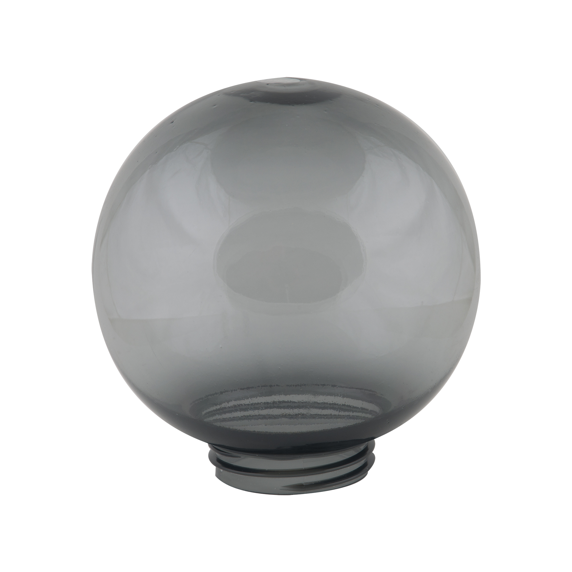 UFP-R200A SMOKE Рассеиватель в форме шара для садово-парковых светильников. Диаметр 200мм. Тип соединения с крепежным элементом резьбовой. Материал САН-пластик. Цвет дымчато-серый.  TM Uniel