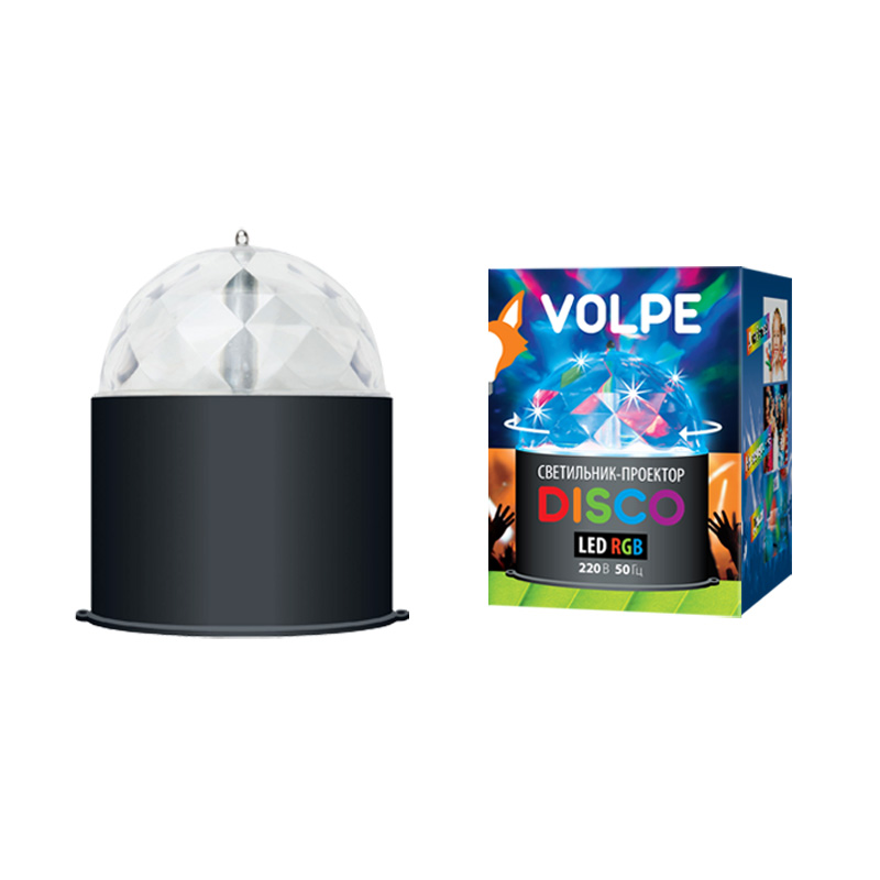 Volpe Светодиодный светильник-проектор ULI-Q302 03W/RGB BLACK