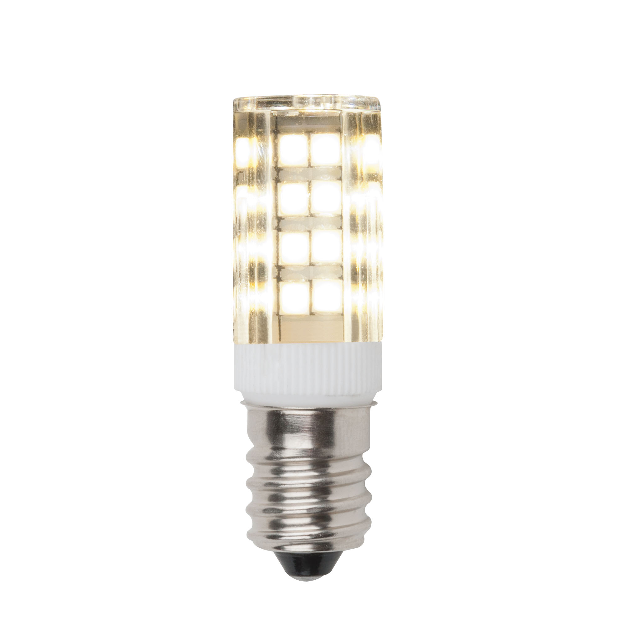 LED-Y16-4W-WW-E14-CL PLZ04WH Лампа светодиодная для холодильников и швейных машин. Прозрачная колба. Цвет свечения теплый белый. Упаковка картон.