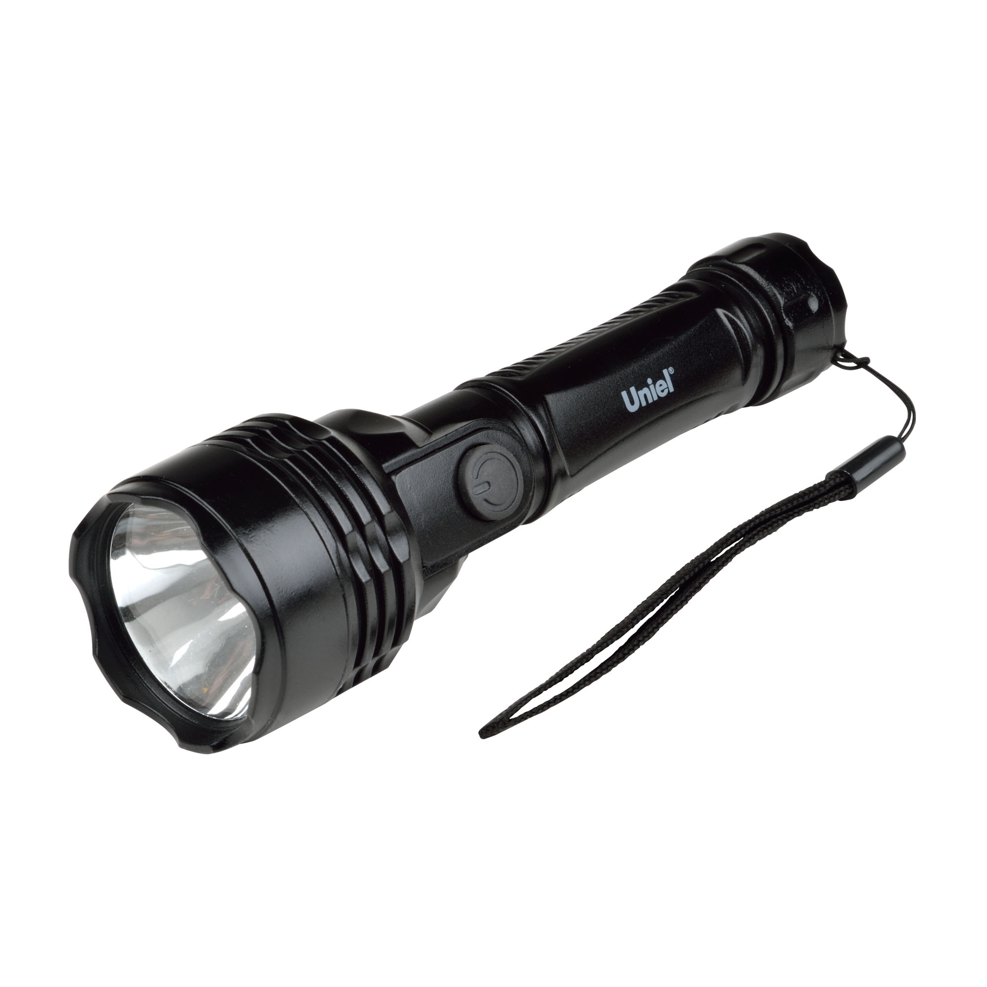 S-LD044-C Black Фонарь Uniel серии Стандарт Simple Light Gambit. пластиковый корпус. 0.5 Watt LED. упаковка кламшелл. 2хАА н-к. цвет черный