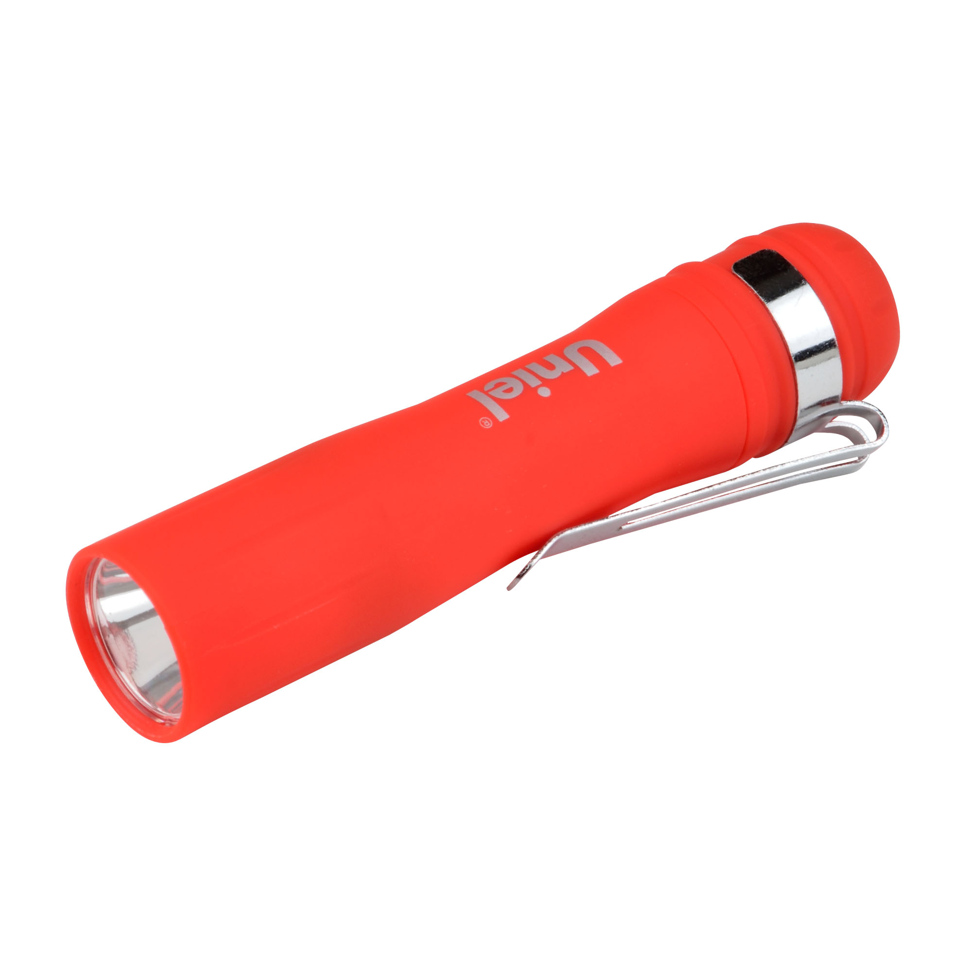 S-LD045-B Red Фонарь Uniel серии Стандарт Simple Light Debut. пластиковый корпус. 0.5 Watt LED. упаковка блистер. 1хАА н-к. цвет красный