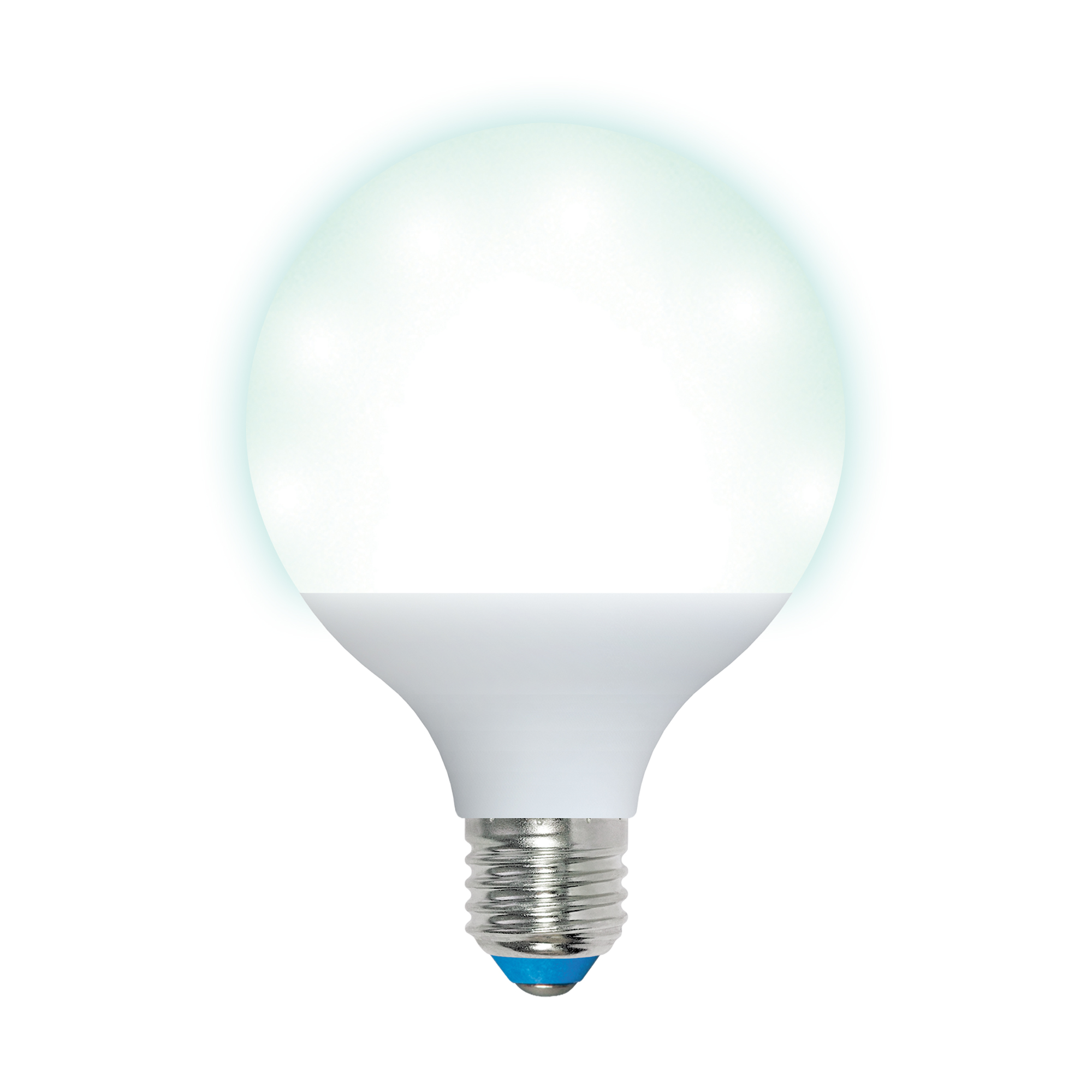 LED-G95-16W-NW-E27-FR PLP02WH Лампа светодиодная. Форма шар. матовая. Серия Palazzo. Белый свет. Картон. ТМ Uniel