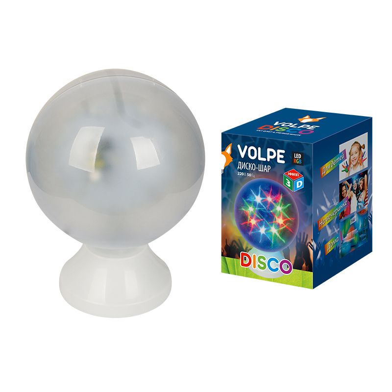Volpe ULI-Q307 4,5W/RGB WHITE ДИСКО ШАР 3D