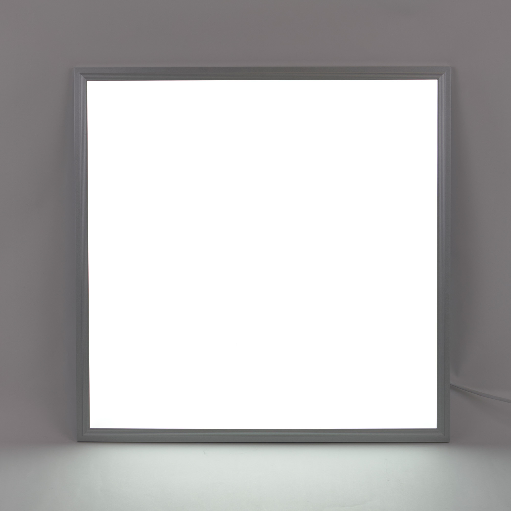 ULP-6060-42W-DW EFFECTIVE SILVER Светильник светодиодный потолочный встраиваемый. Дневной свет 6500K. Корпус серебристый. В комплекте с и-п. ТМ Uniel.