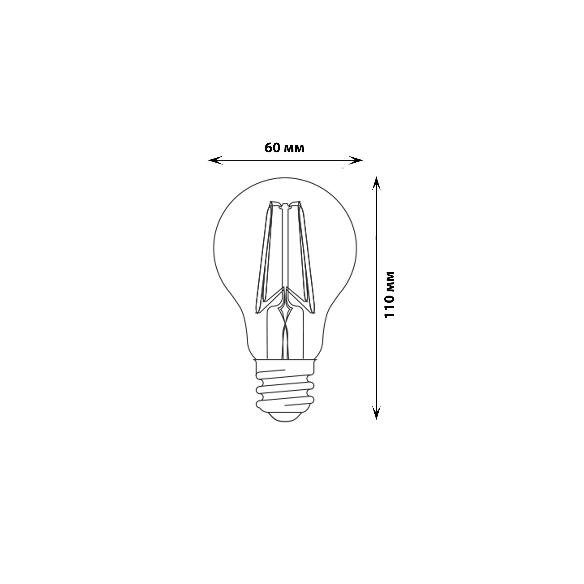 LED-A60-10W-NW-E27-CL PLS02WH Лампа светодиодная. Форма A. прозрачная. Серия Sky. Белый свет 4000K. Картон. ТМ Uniel