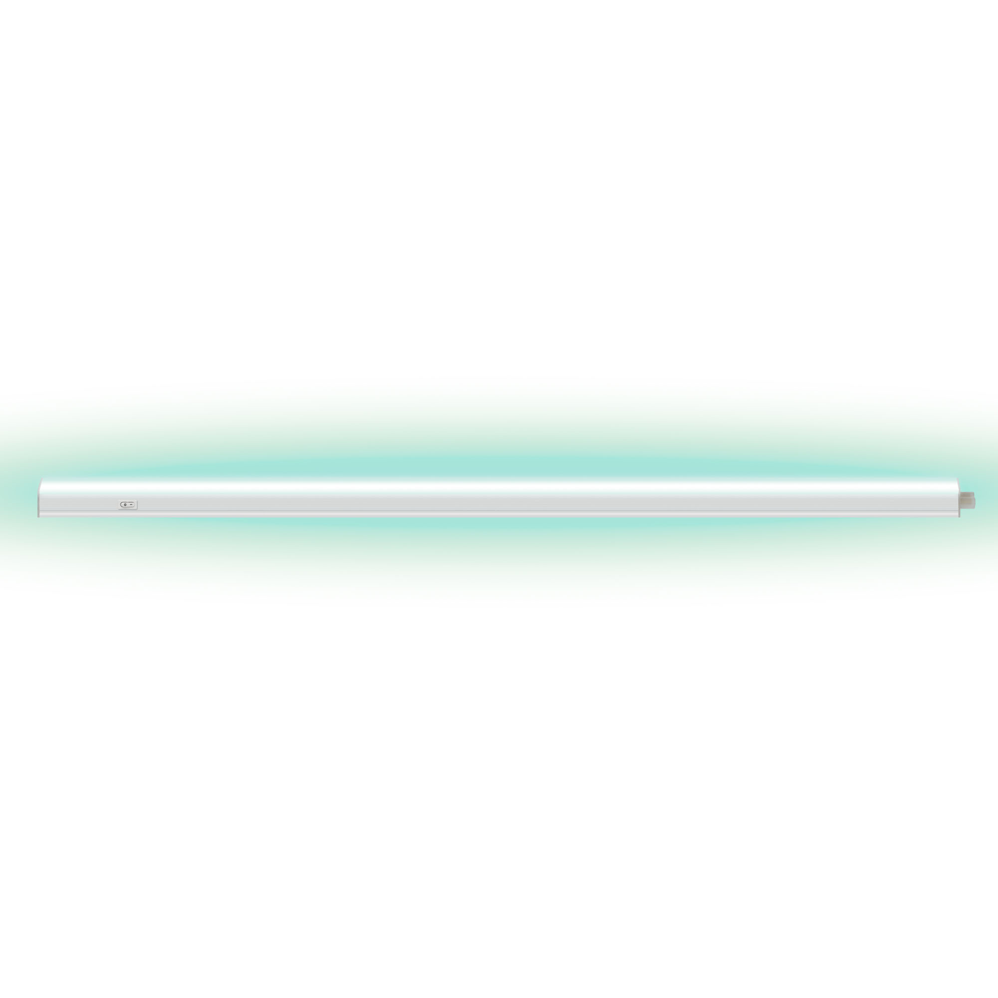 ULI-E01-10W-NW-K WHITE Светильник линейный светодиодный аналог T5. c выключателем. Белый свет 4000K. 850Лм. Корпус белый. ТМ UNIEL