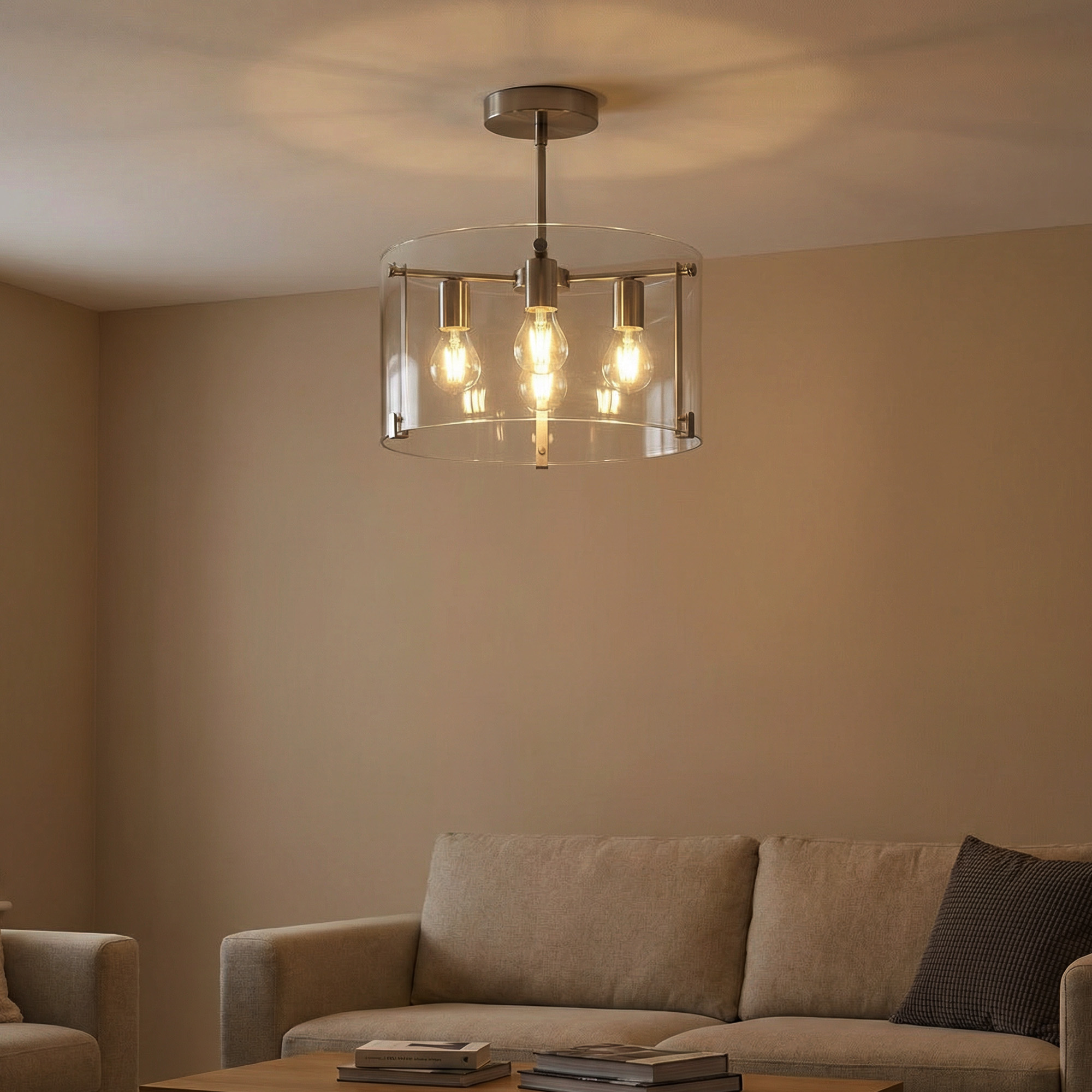 LED-A60-7W-WW-E27-CL-DIM GLA01TR Лампа светодиодная диммируемая. Форма A. прозрачная. Серия Air. Теплый белый свет 3000K. Картон. ТМ Uniel