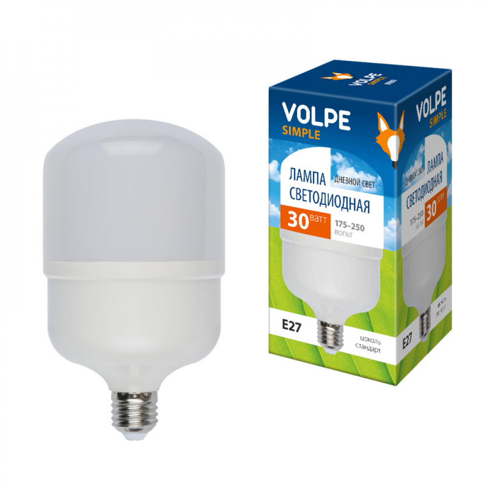 Volpe LED-M80-30W/DW/E27/FR/S картон