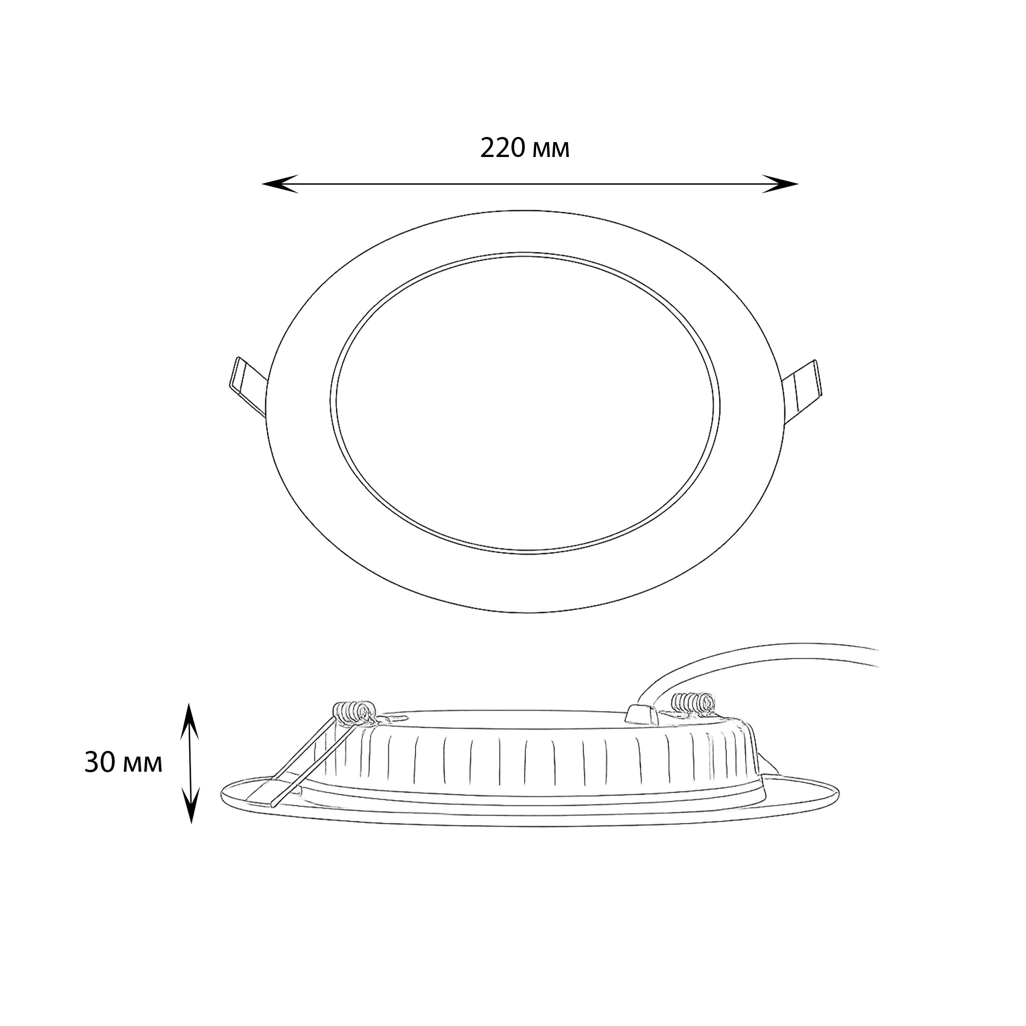 ULM-Q236 22W/4000K WHITE