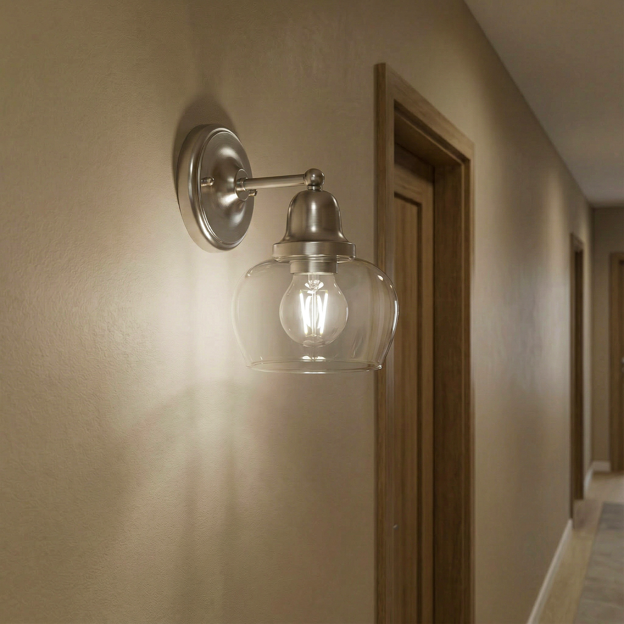 LED-G45-9W-4000K-E27-CL PLS02WH Лампа светодиодная. Форма шар. прозрачная. Серия Sky. Белый свет 4000К. Картон. ТМ Uniel.