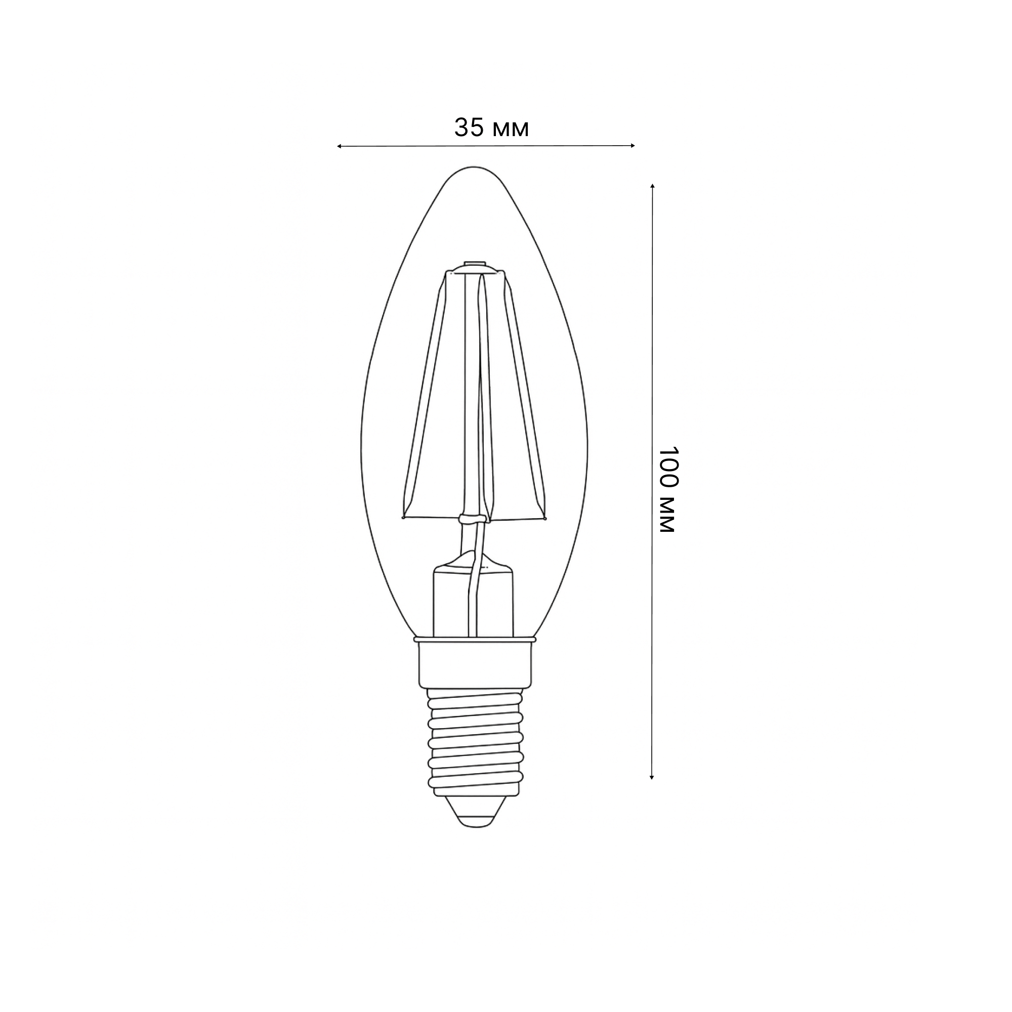 LED-C35-9W-4000K-E14-CL-DIM GLA01TR Лампа светодиодная диммируемая. Форма свеча. прозрачная. Серия Air. Белый свет 4000K. Картон. ТМ Uniel.