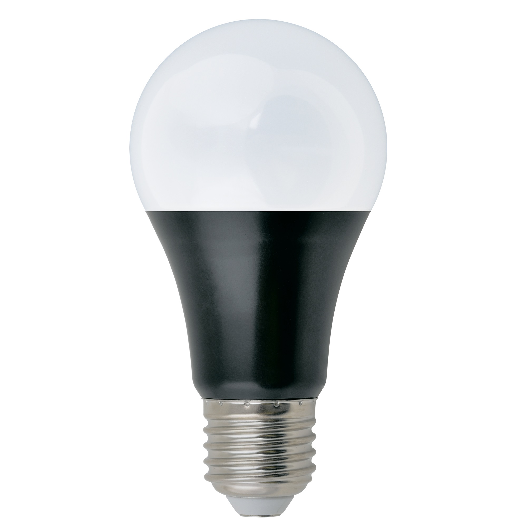 LED-A60-9W-UVAD-E27-FR PLZ07BK Лампа светодиодная ультрафиолетовая для дискотек . Спектр UVA 410нм. Картон. ТМ Uniel