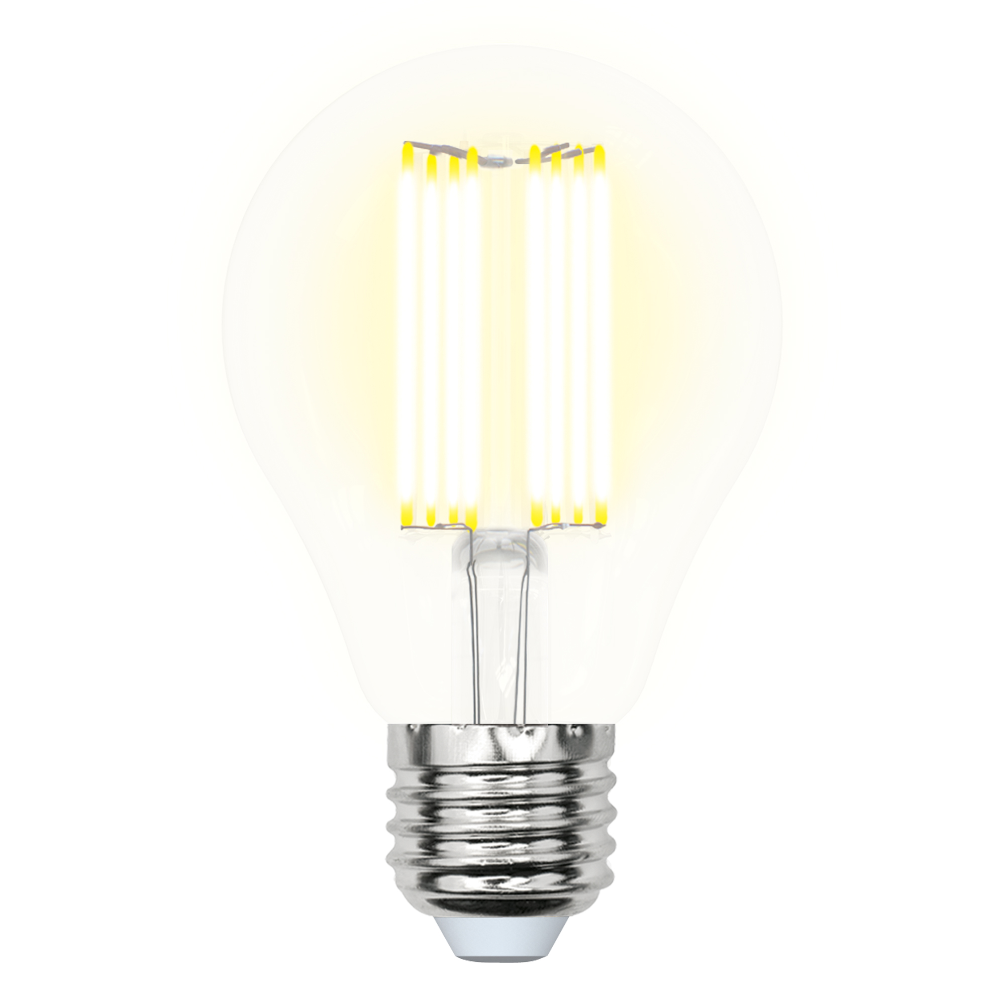 LED-A70-23W-3000K-E27-CL PLS02WH Лампа светодиодная. Форма A. прозрачная. Серия Sky. Теплый белый свет 3000K. Картон. ТМ Uniel.