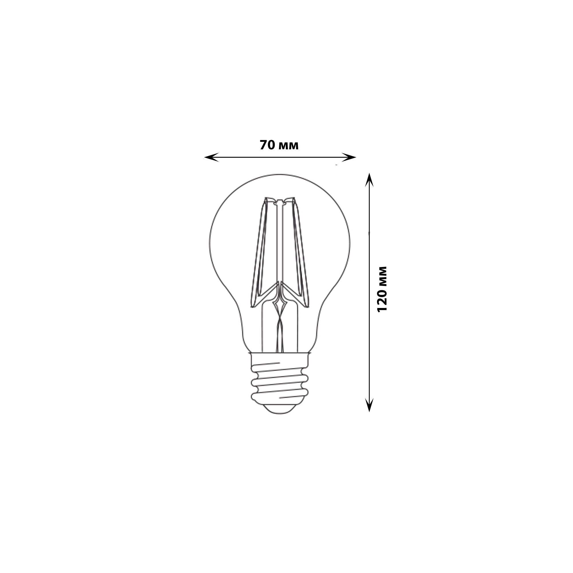 LED-A70-23W-3000K-E27-CL PLS02WH Лампа светодиодная. Форма A. прозрачная. Серия Sky. Теплый белый свет 3000K. Картон. ТМ Uniel.