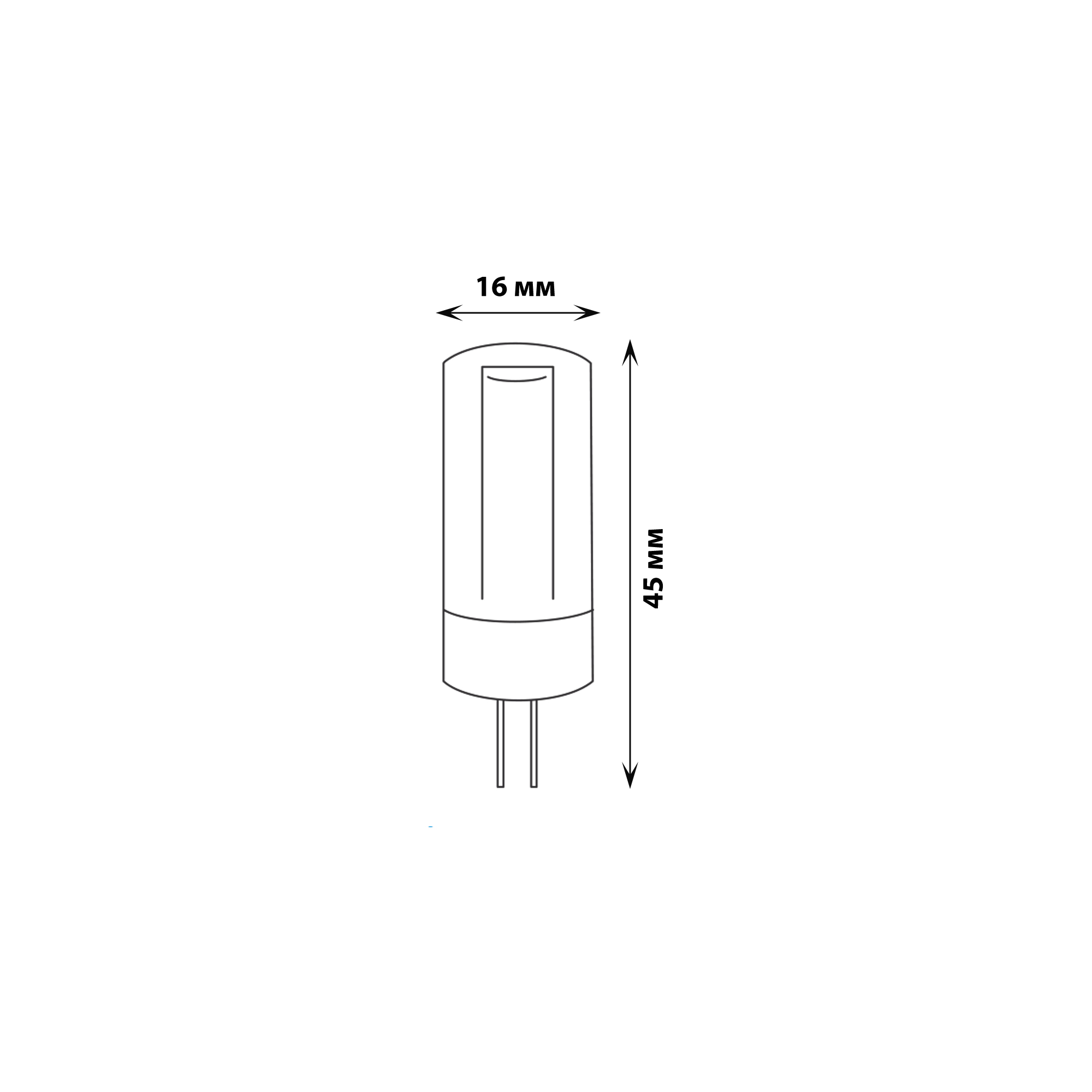 LED-JC-220-5W-3000K-G4-CL GLZ09TR Лампа светодиодная. прозрачная. Теплый белый свет 3000К. Картон. ТМ Uniel.