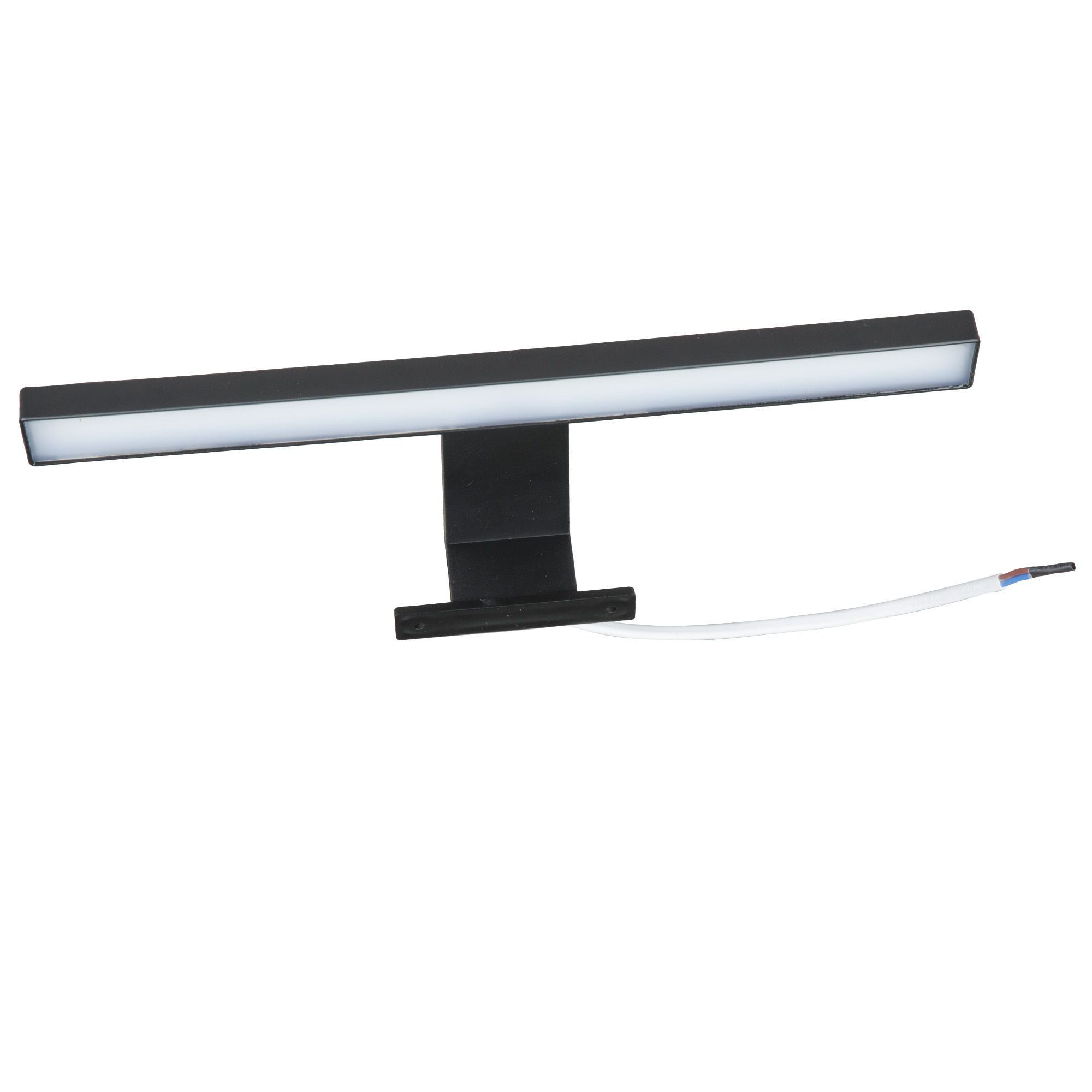 ULT-F36-6W-4500K IP44 BLACK Светодиодный светильник для подсветки мебели и зеркал ванной комнаты. 450Lm. Черный. ТМ Uniel