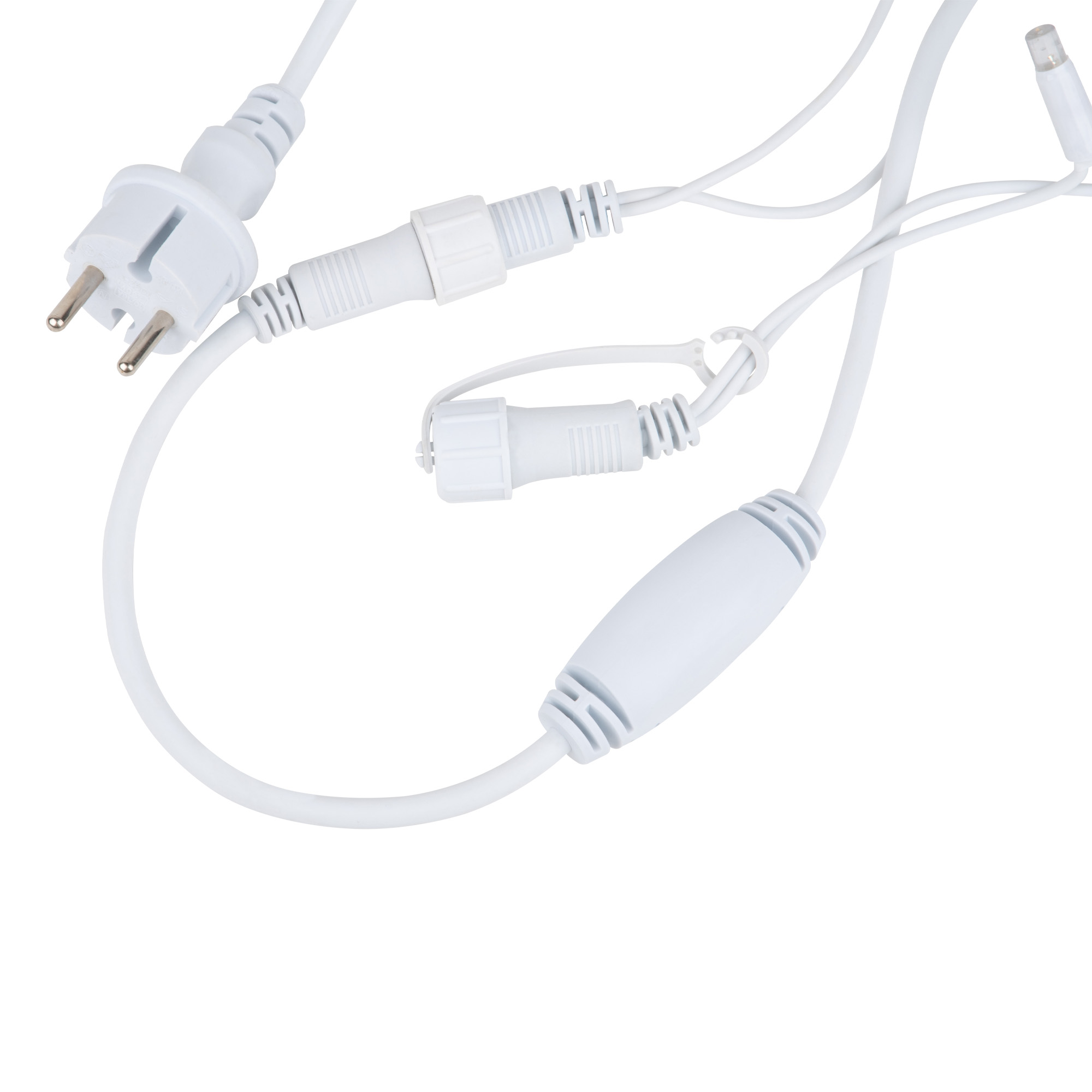 ULD-S1000-120-SWK MULTI IP67 Гирлянда светодиодная со статическим свечением. 10м. Соединяемая.120 светодиодов. Разноцветный свет. Провод белый. ТМ Uniel