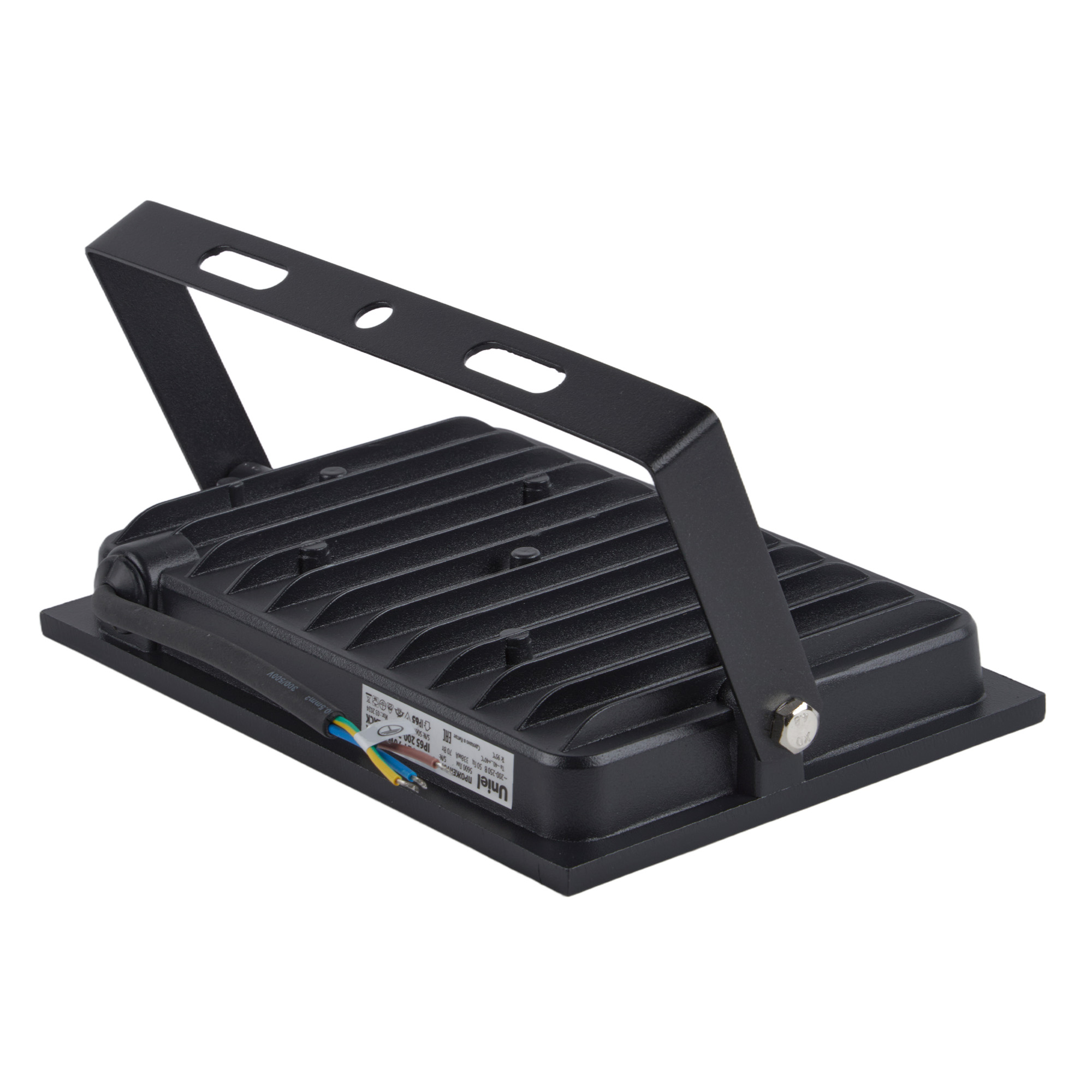 ULF-F21-70W-4000K IP65 200-250В BLACK Прожектор светодиодный. Белый свет 4000K. Корпус черный. TM Uniel