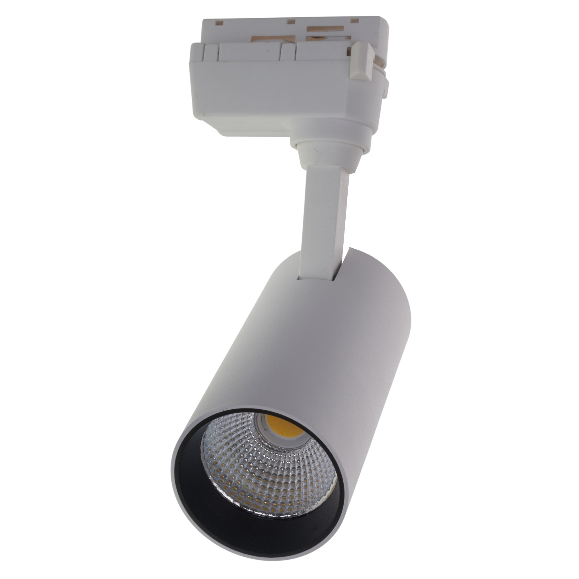 ULB-Q277 20W-4000К WHITE Светильник-прожектор светодиодный трековый. 1550 Лм. Белый свет 4000К. Корпус белый. ТМ Volpe