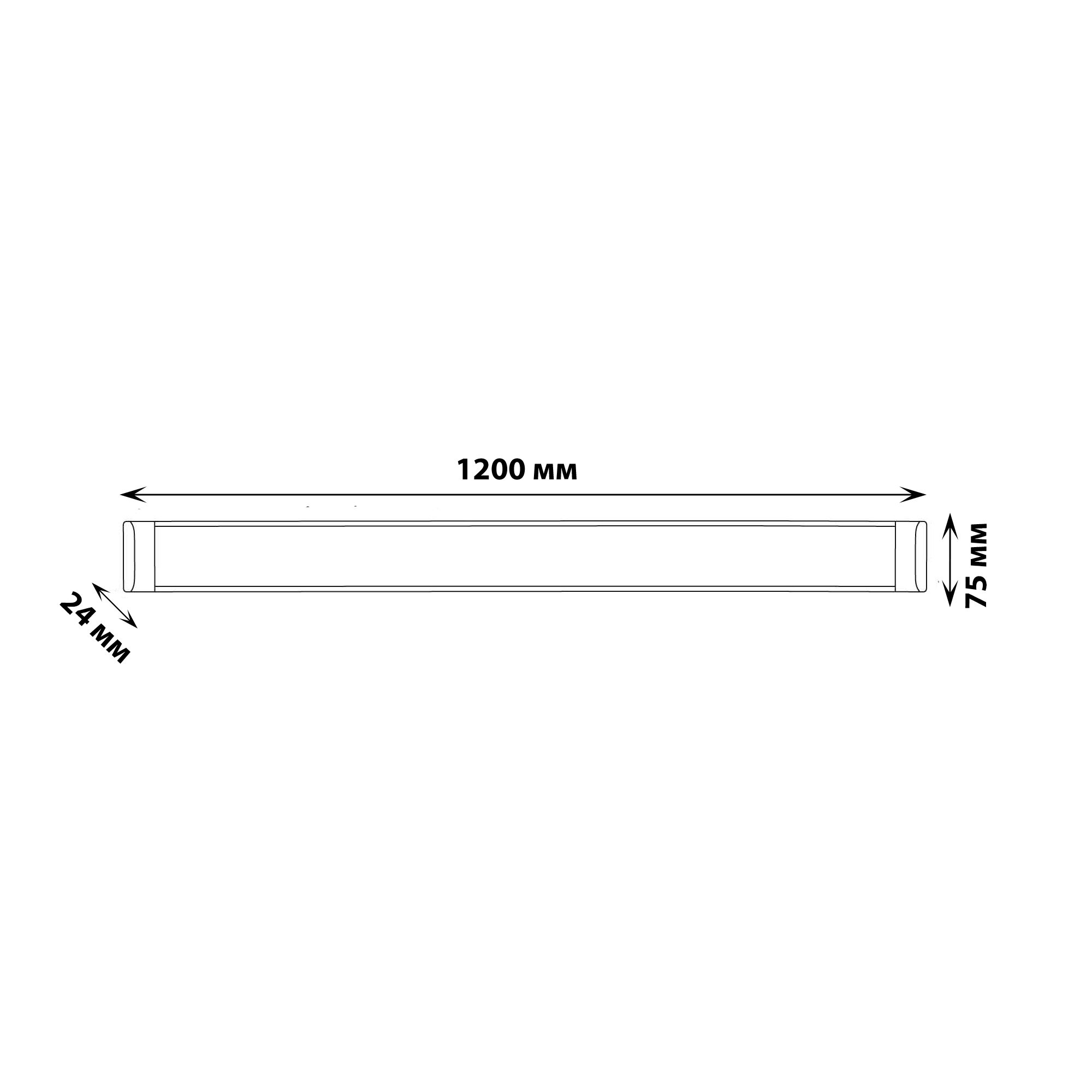 ULO-DL120-40W-6500K-K SILVER LINKABLE Светильник светодиодный накладной. соединяемый. Дневной свет 6500K. Корпус серебристый. ТМ Uniel
