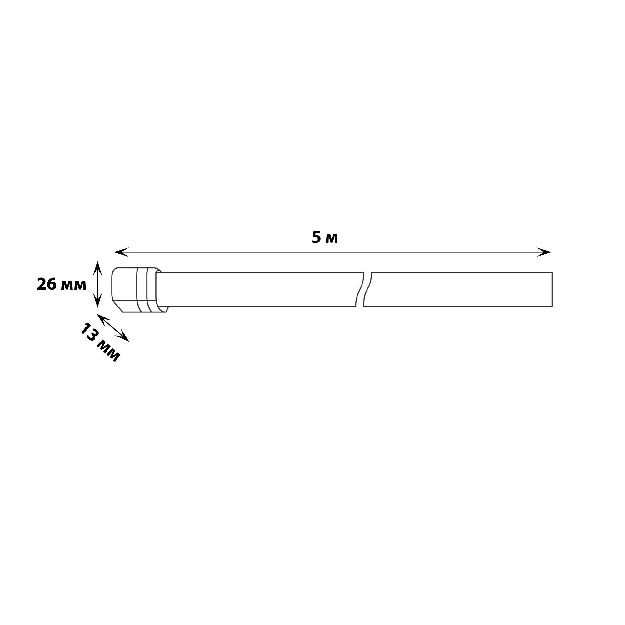 ULS-N02-5050-60LED-m-13mm-IP67-DC12V-14W-m-5M-RGB Светодиодная гибкая герметичная лента. NEON. Катушка 5м. в блистере. RGB. ТМ Uniel