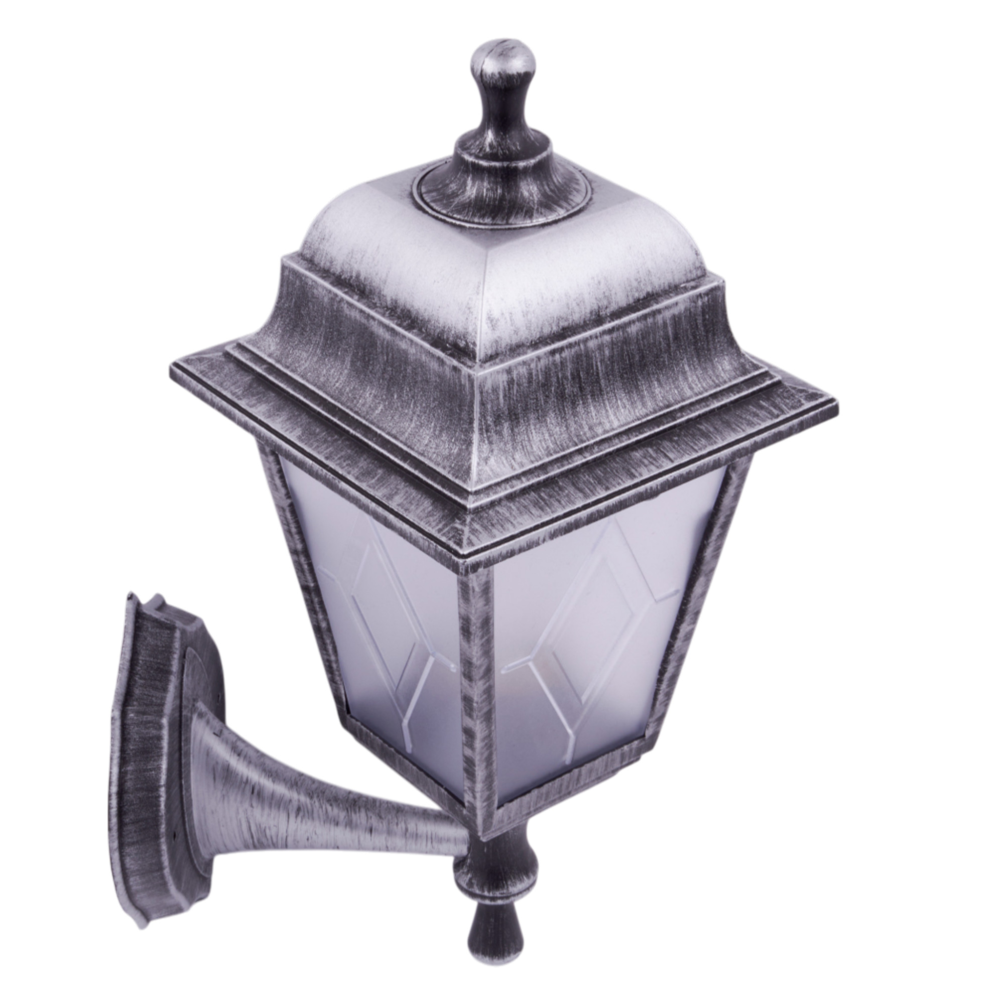 UUL-A01S 60W-E27 IP44 BLACK SILVER Светильник уличный. под лампу Е27. Архитектурный накладной. Корпус темно-серебристый. TM Uniel