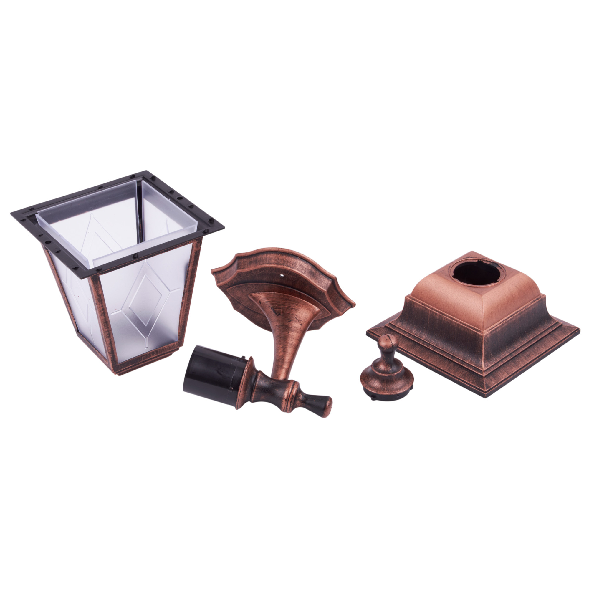 UUL-A01S 60W-E27 IP44 COPPER Светильник уличный. под лампу Е27. Архитектурный накладной. Цвет корпуса медный. TM Uniel