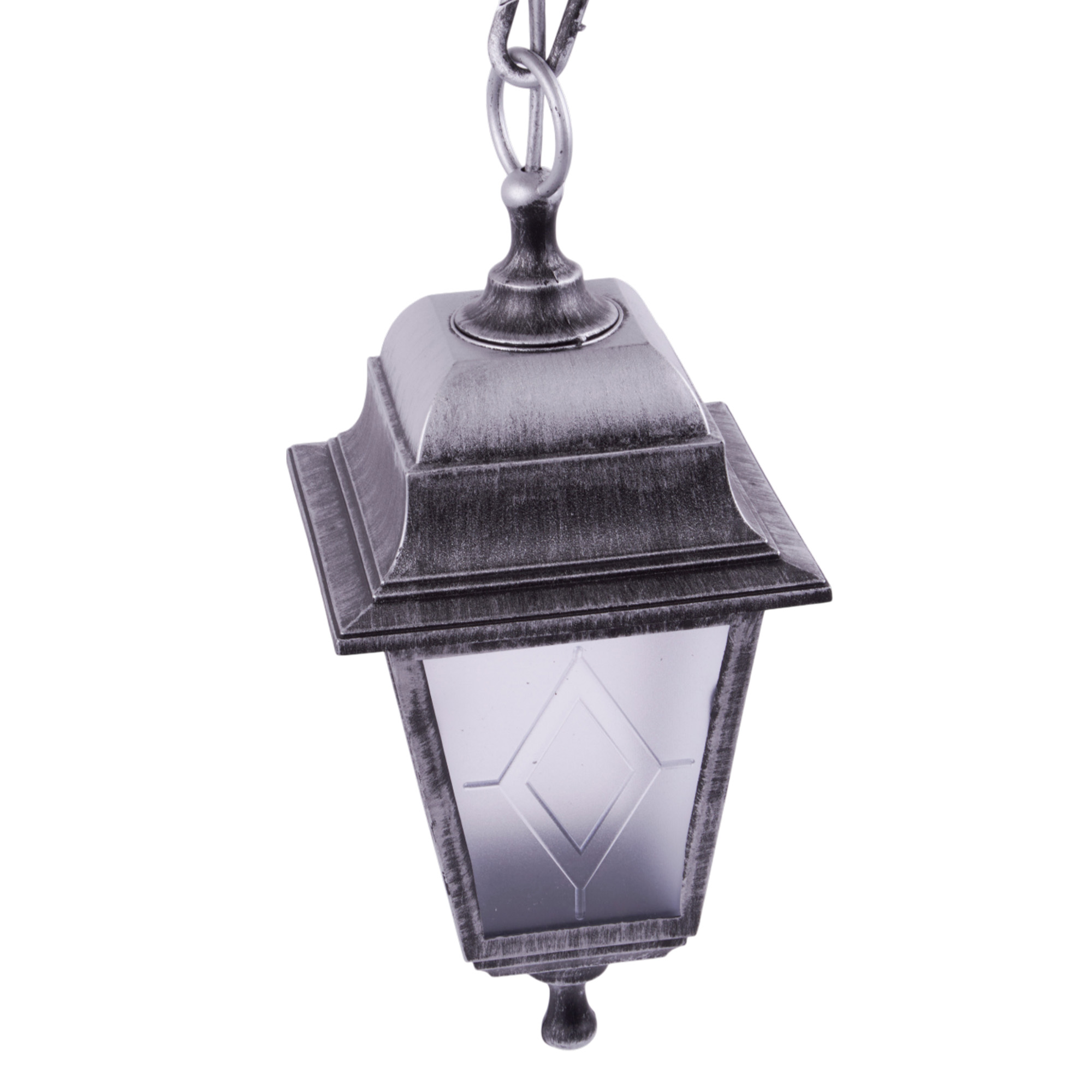 UUL-A01H 60W-E27 IP44 BLACK SILVER Светильник уличный. под лампу Е27. Архитектурный подвесной. Корпус темно-серебристый. TM Uniel