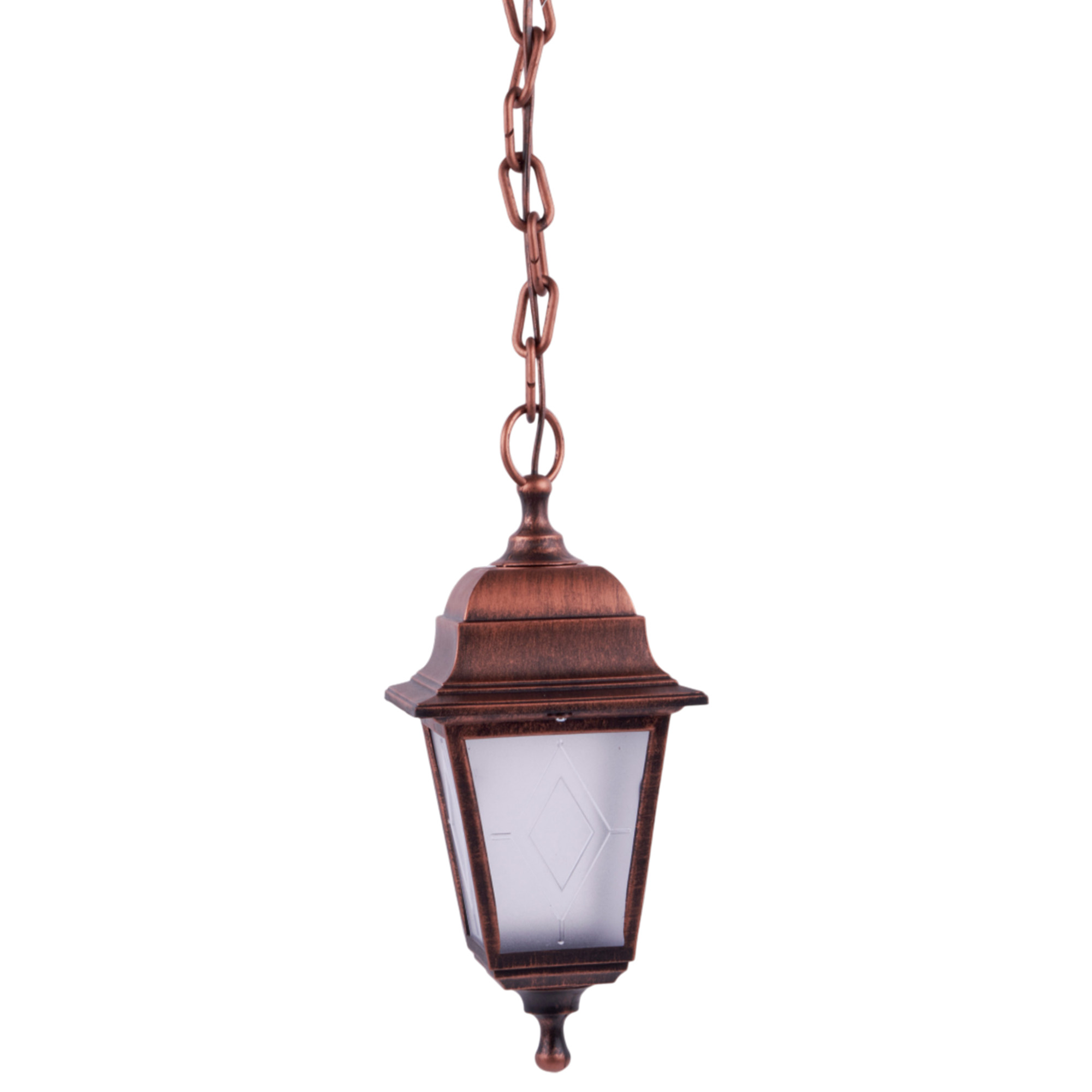 UUL-A01H 60W-E27 IP44 COPPER Светильник уличный. под лампу Е27. Архитектурный подвесной. Цвет корпуса медный. TM Uniel