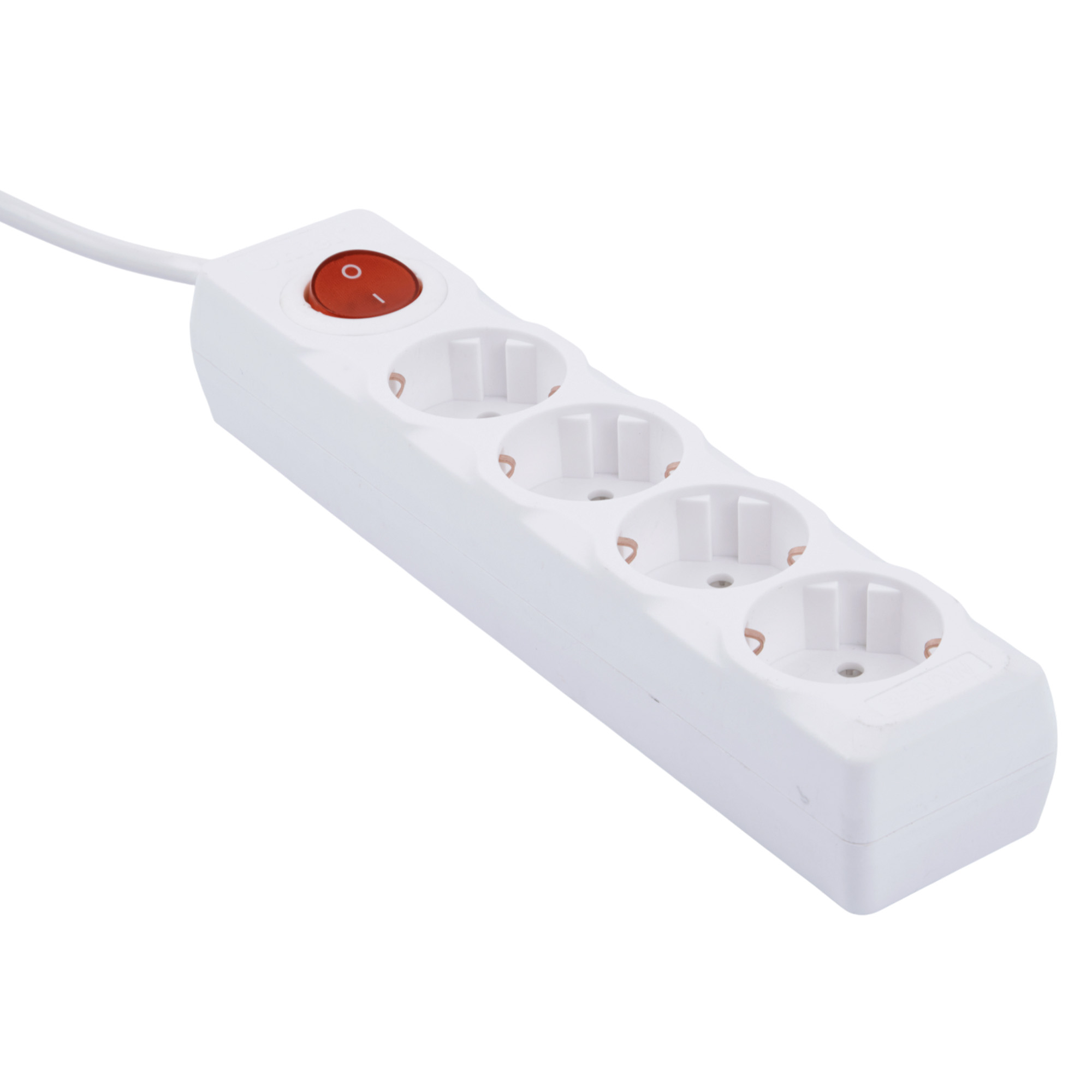 S-GCU4-5B WHITE Удлинитель серии Ultra. шнур 5м.. 4 гнезда. 16A. с-з. Белый. TM Uniel