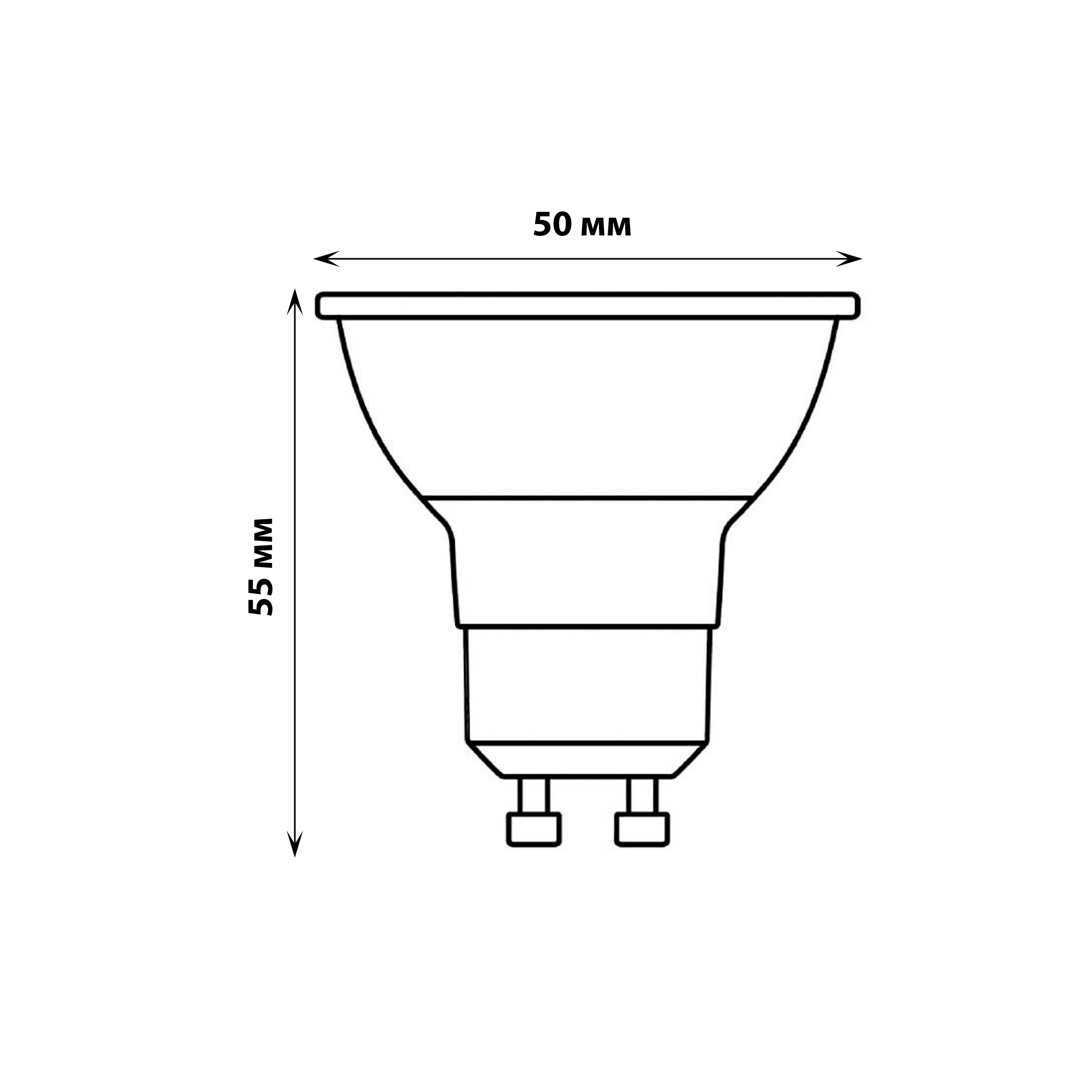 LED-JCDR-9W-4000K-GU10-38D-NR Лампа светодиодная. Форма JCDR. матовая. Серия Norma. Белый свет 4000K. Угол свечения 38. Картон. ТМ Volpe