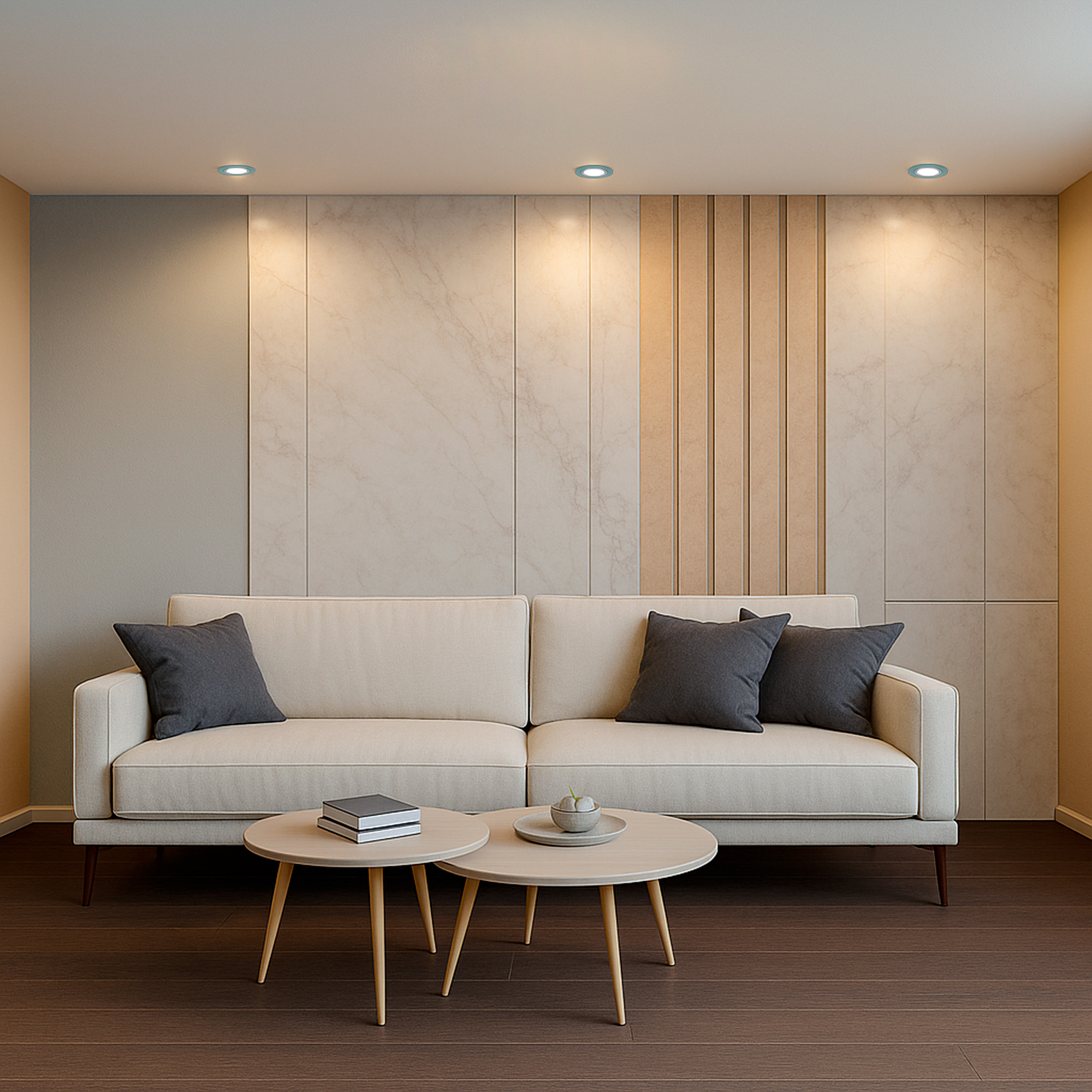 LED-GX53-9W-3000K-GX53-FR-NR Лампа светодиодная. матовая. Серия Norma. Теплый белый свет 3000K. Картон. ТМ Volpe