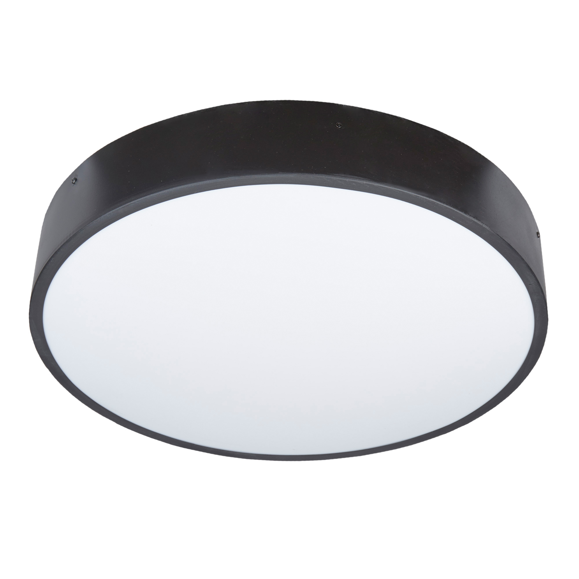ULO-K40A 90W-4000К-R80 IP40 BLACK Светильник светодиодный накладной. Белый свет 4000K. Диаметр 800мм. Корпус черный. ТМ Uniel