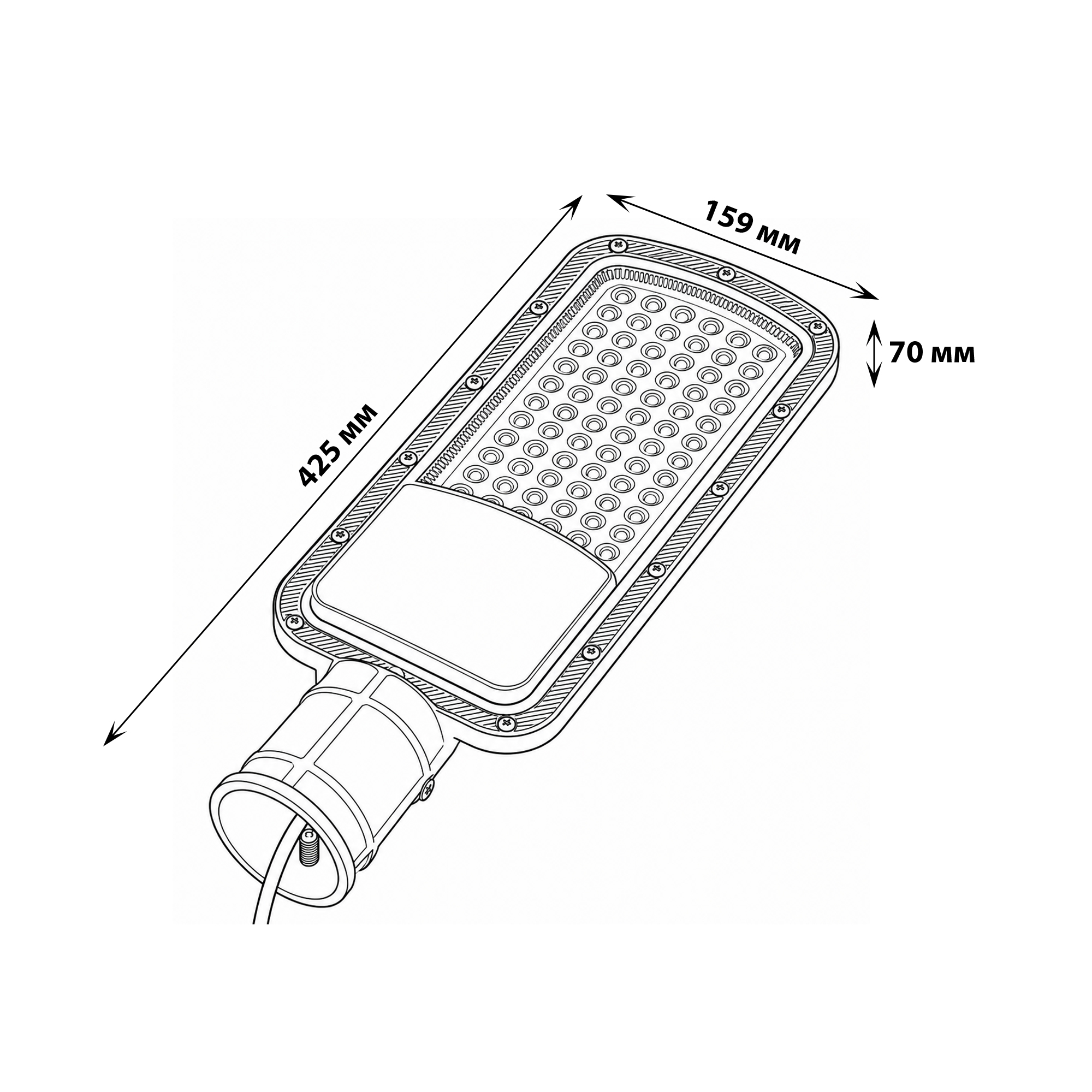 ULV-Q611 100W/6500K IP65 GREY