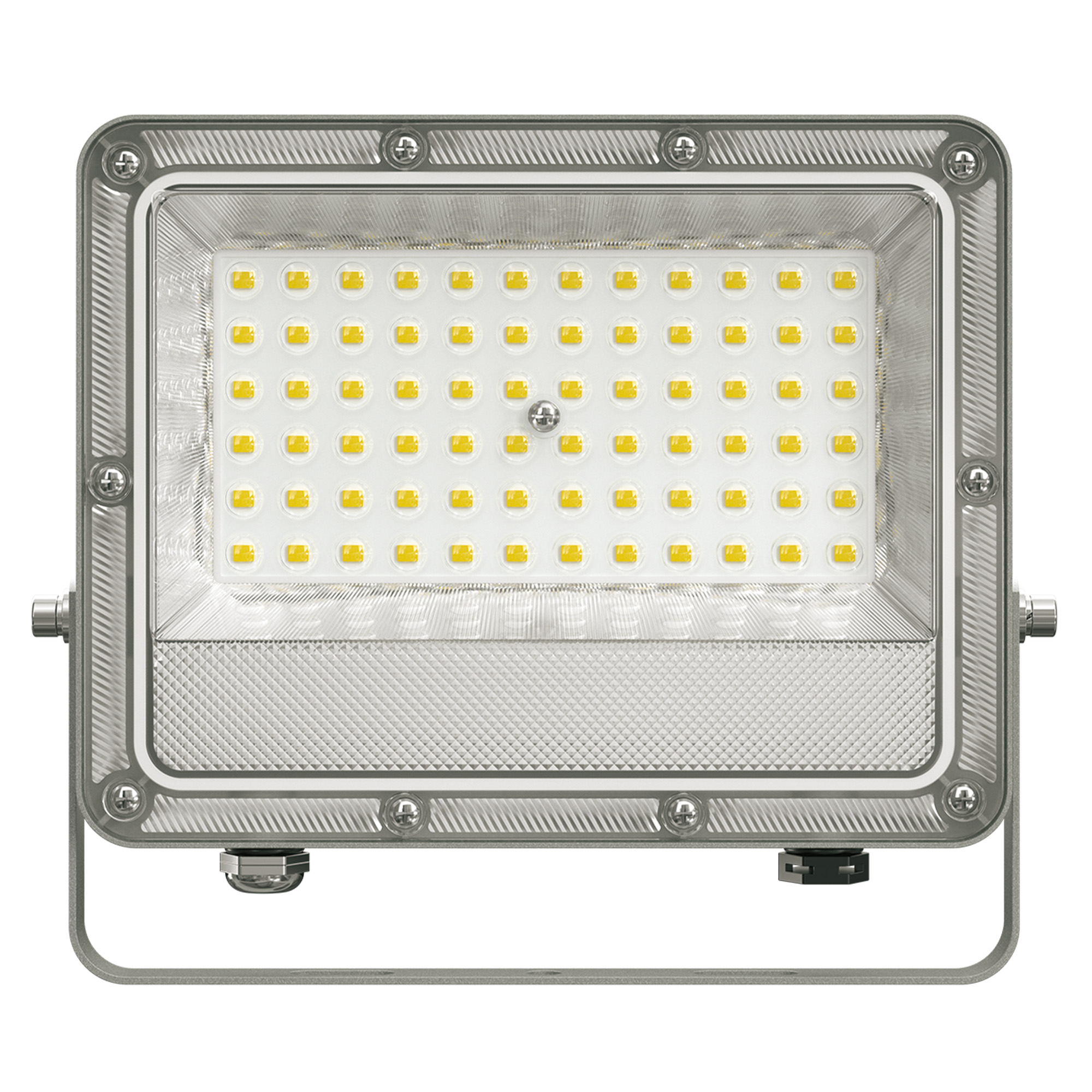 ULF-F52D-50W-6500K IP65 200-240V GREY Прожектор светодиодный. Дневной свет 6500K. Угол 90 градусов. Корпус серый. TM Uniel