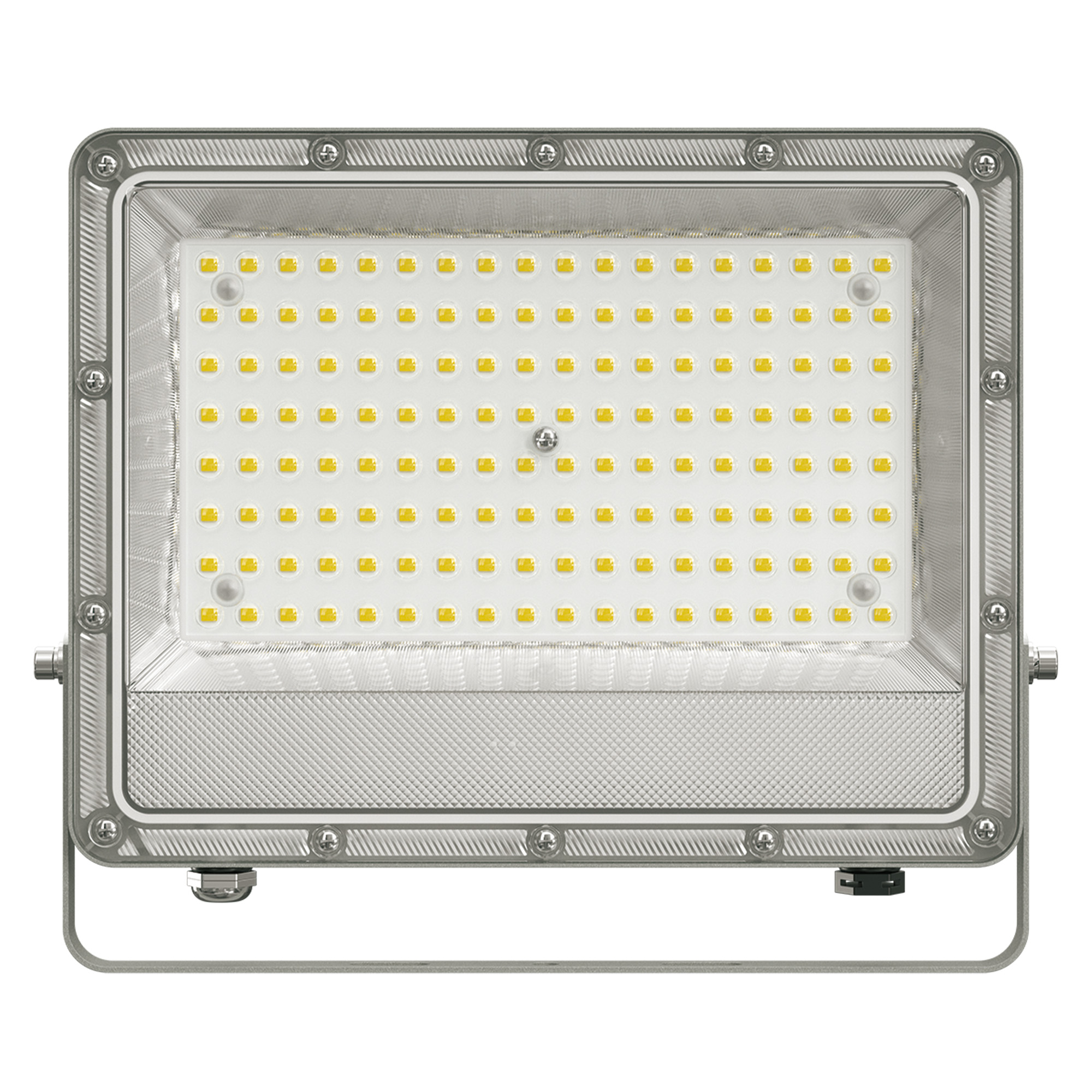 ULF-F52D-100W-6500K IP65 200-240V GREY Прожектор светодиодный. Дневной свет 6500K. Угол 90 градусов. Корпус серый. TM Uniel