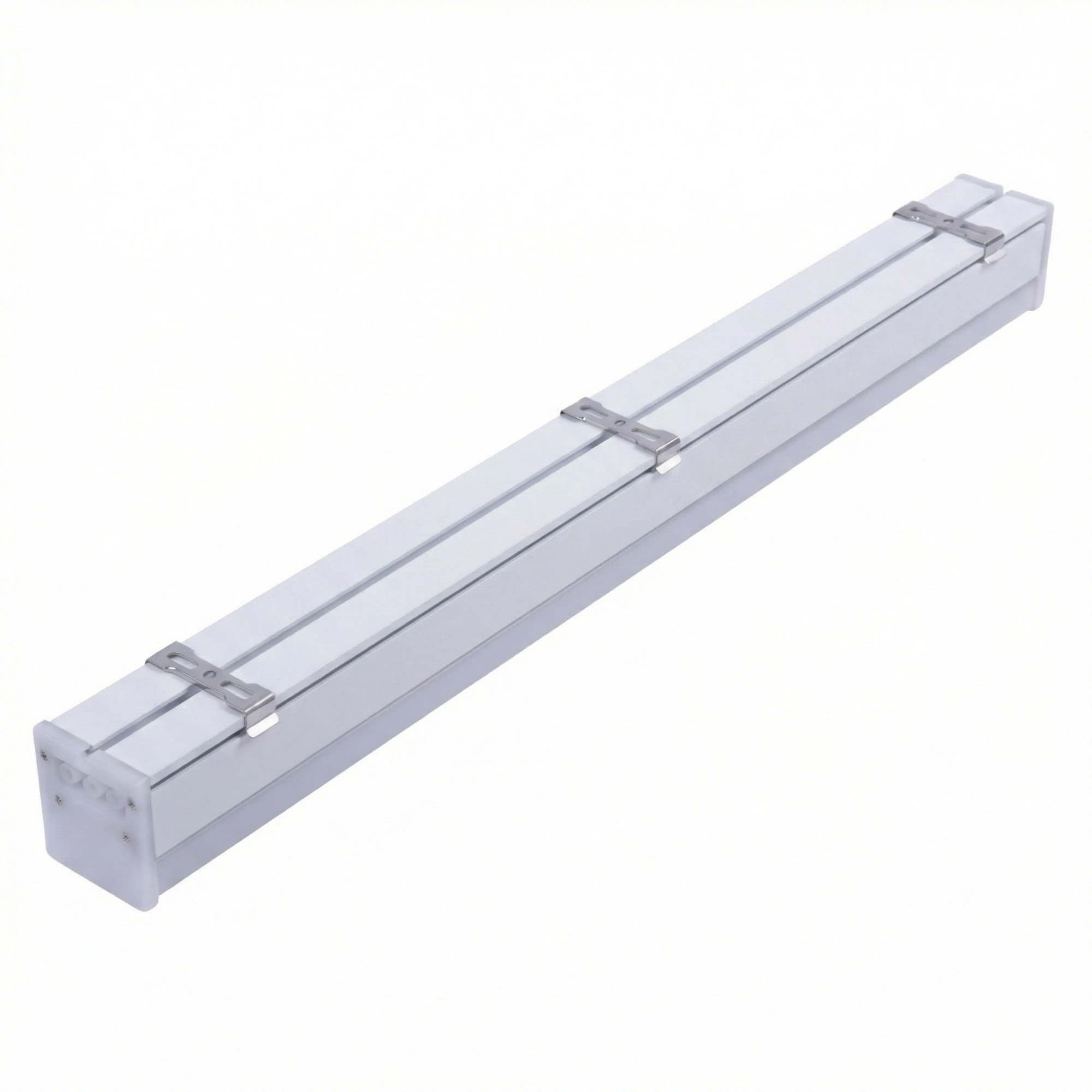 ULO-N10A-20W-6500K-L60 IP40 WHITE Светильник линейный светодиодный подвесной. Прямой. 60см. Белый свет 6500K. 2000Лм. Алюминий. Цвет белый. TM Uniel