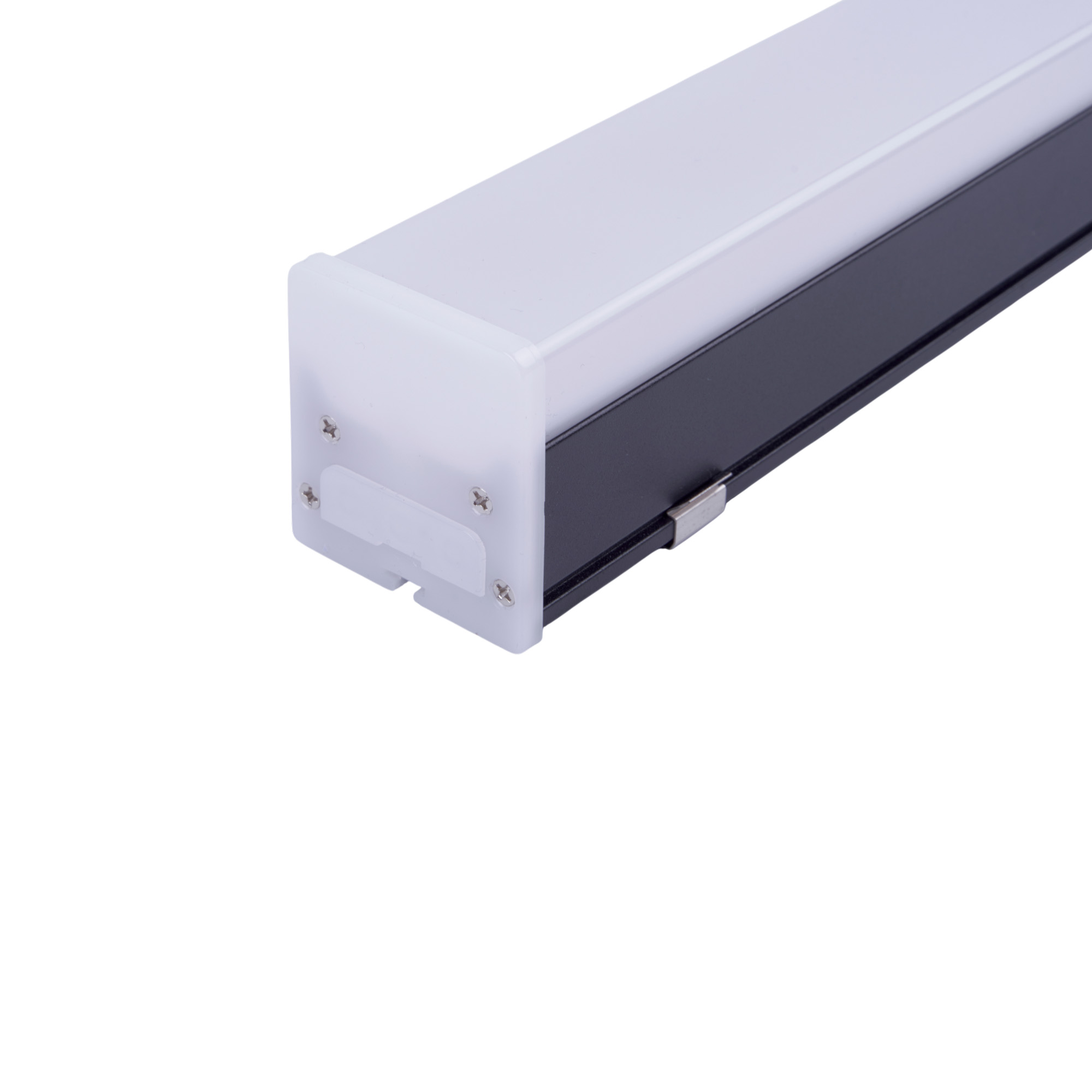 ULO-N10A-40W-4000K-L120 IP40 BLACK Светильник линейный светодиодный подвесной. Прямой. 120см. Белый свет 4000K. 4000Лм. Алюминий. Цвет черный. TM Uniel