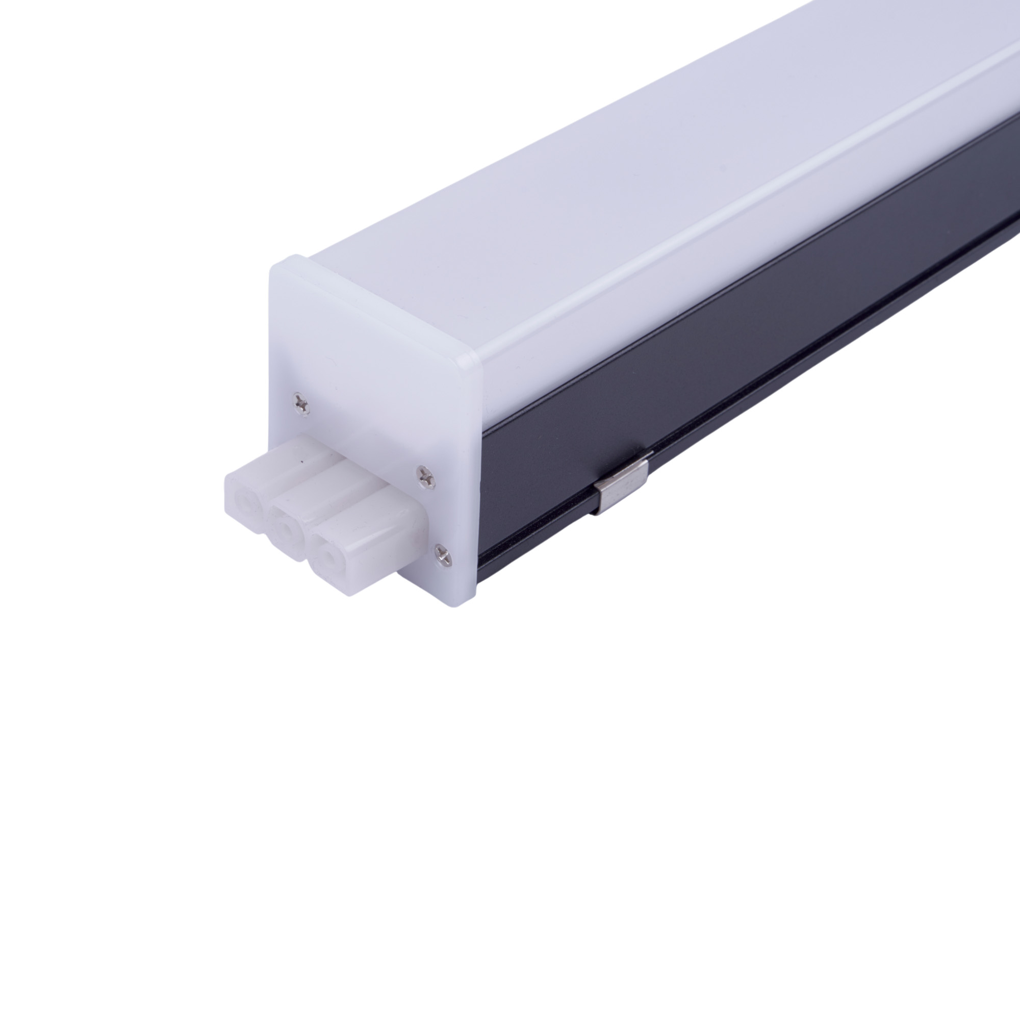 ULO-N10A-40W-6500K-L120 IP40 BLACK Светильник линейный светодиодный подвесной. Прямой. 120см. Белый свет 6500K. 2000Лм. Алюминий. Цвет черный. TM Uniel