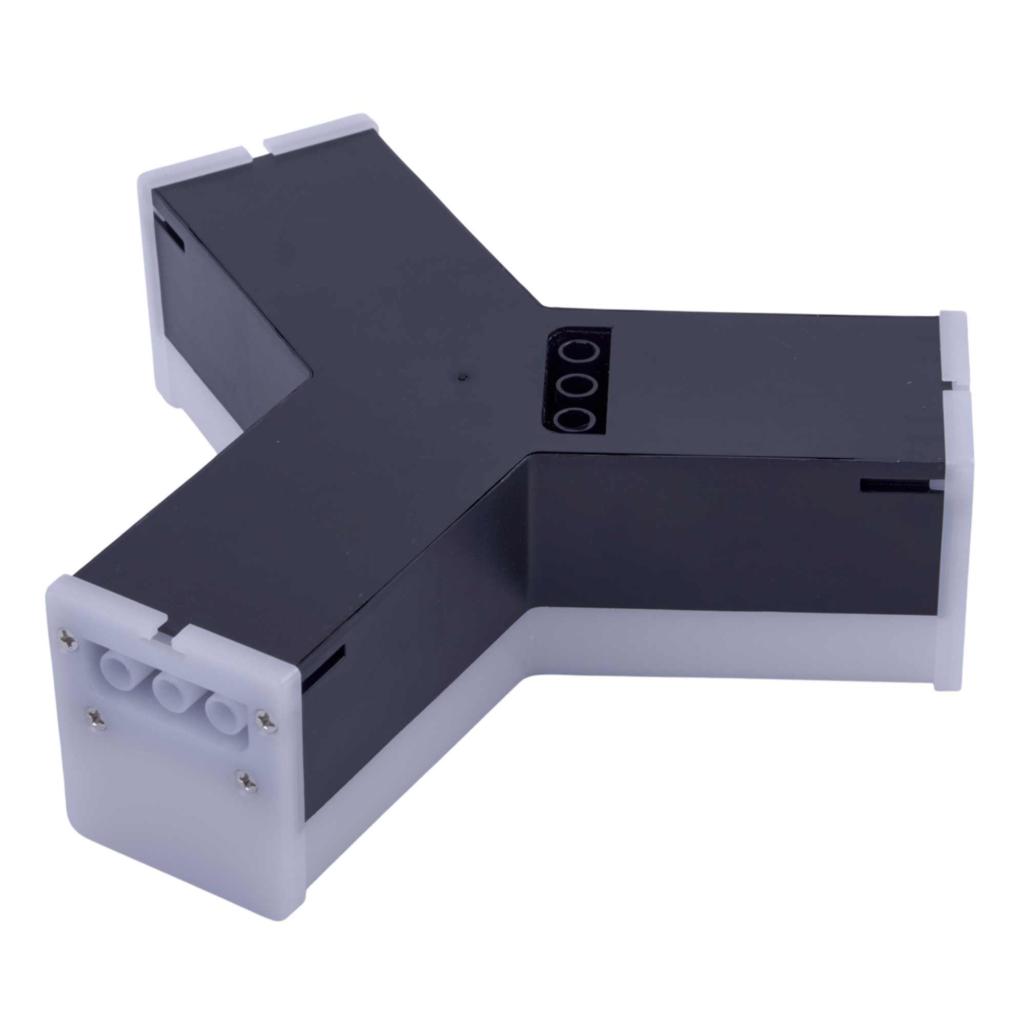 ULO-N11Y-10W-6500K IP40 BLACK Светильник светодиодный Y-образный. Белый свет 6500K. 2000Лм. Алюминий. Цвет черный. TM Uniel