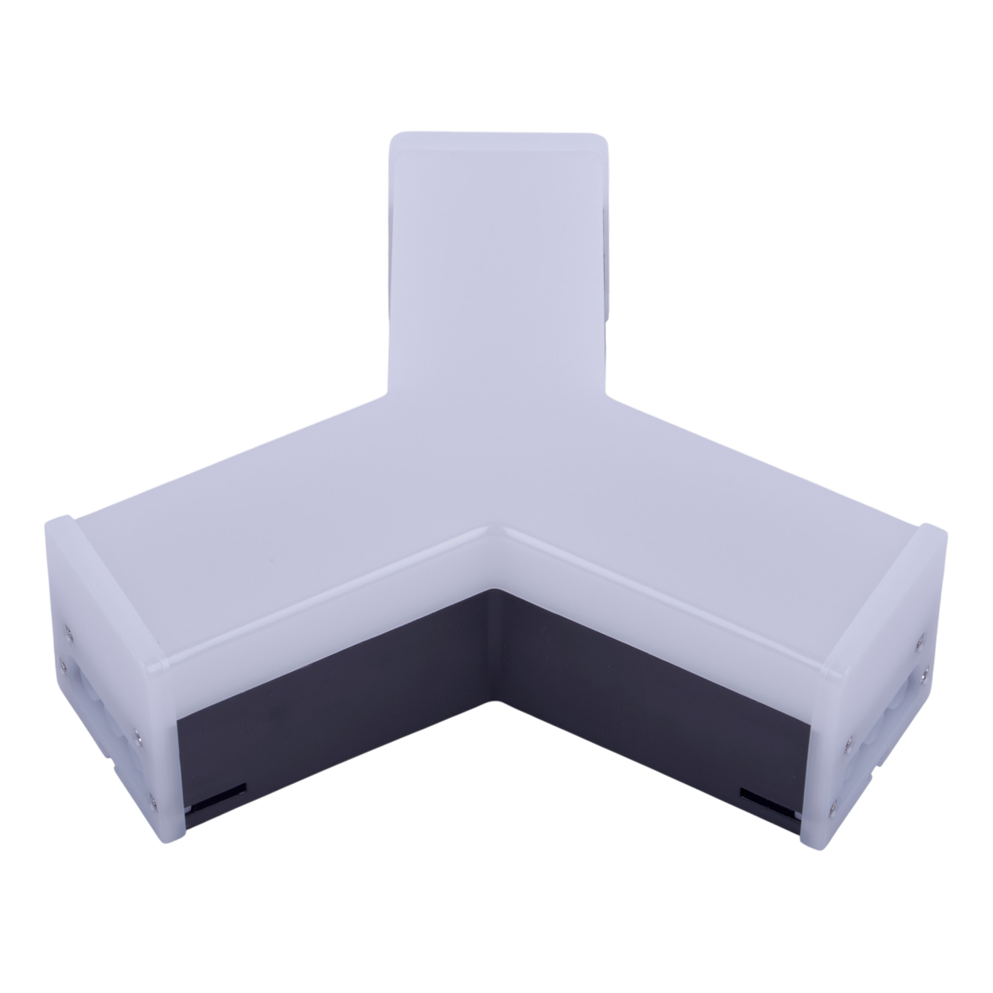 ULO-N11Y-10W-6500K IP40 BLACK Светильник светодиодный Y-образный. Белый свет 6500K. 2000Лм. Алюминий. Цвет черный. TM Uniel