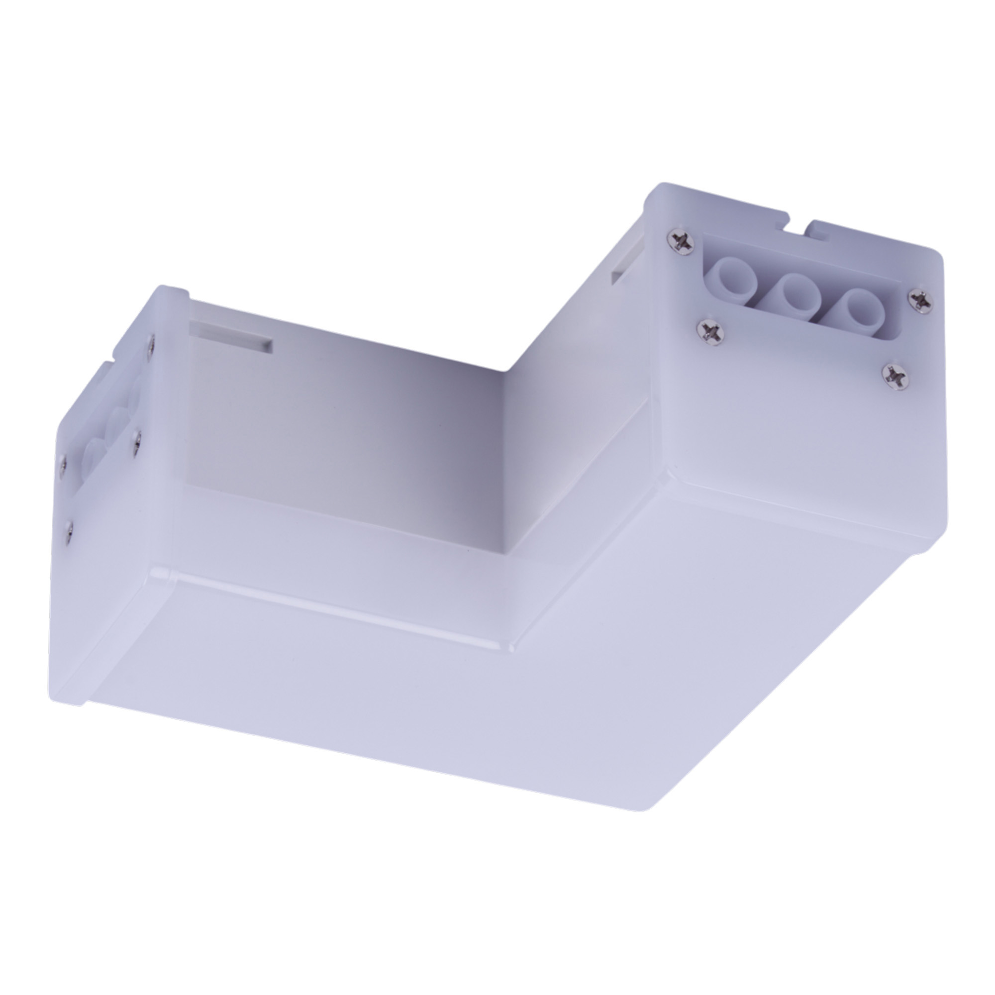 ULO-N11L-8W-4000K-90D IP40 WHITE Светильник светодиодный L-образный. Угол 90 градусов. Белый свет 4000K. 800Лм. Алюминий. Цвет белый. TM Uniel