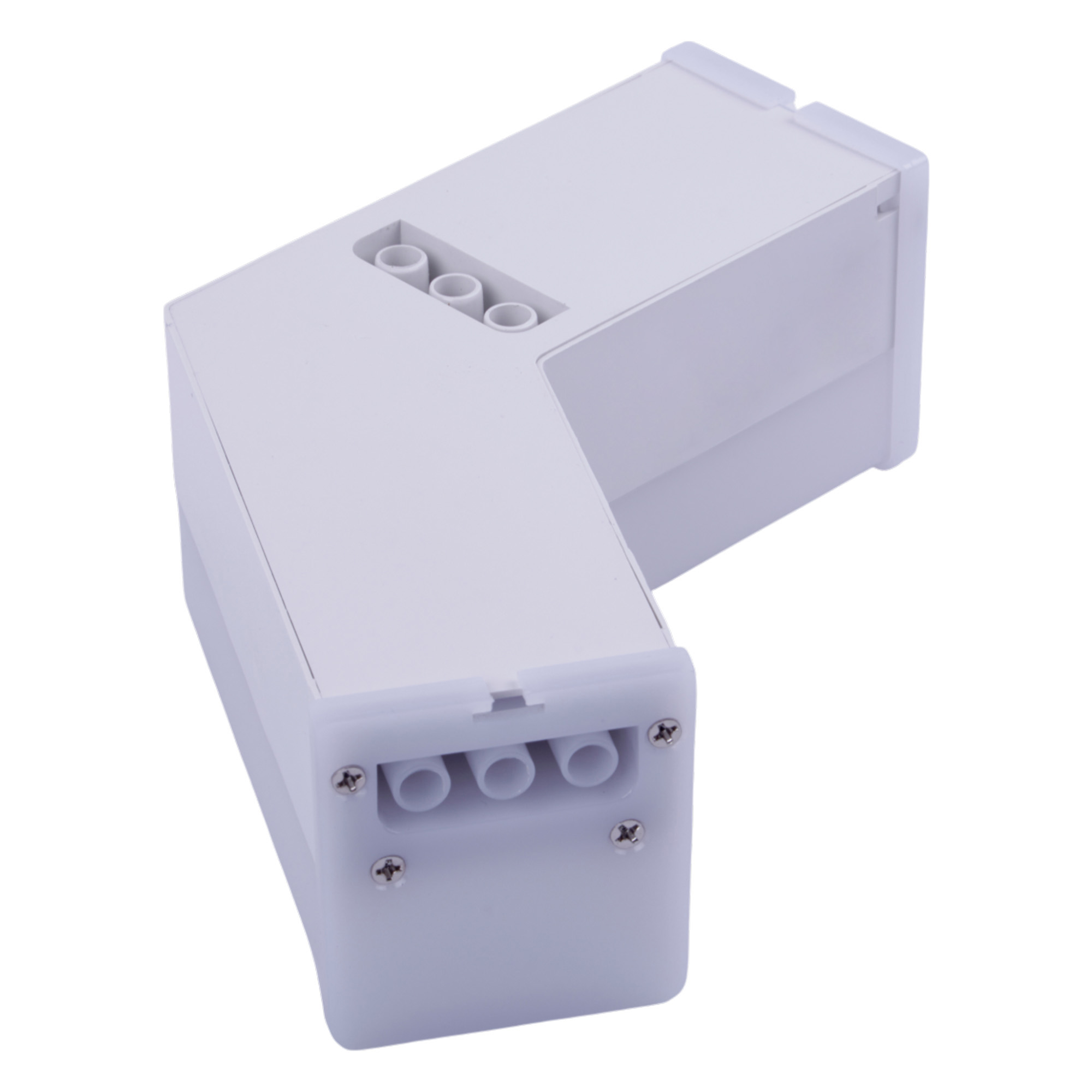 ULO-N11L-8W-4000K-120D IP40 WHITE Светильник светодиодный L-образный. Угол 120 градусов. Белый свет 4000K. 2000Лм. Алюминий. Цвет белый. TM Uniel