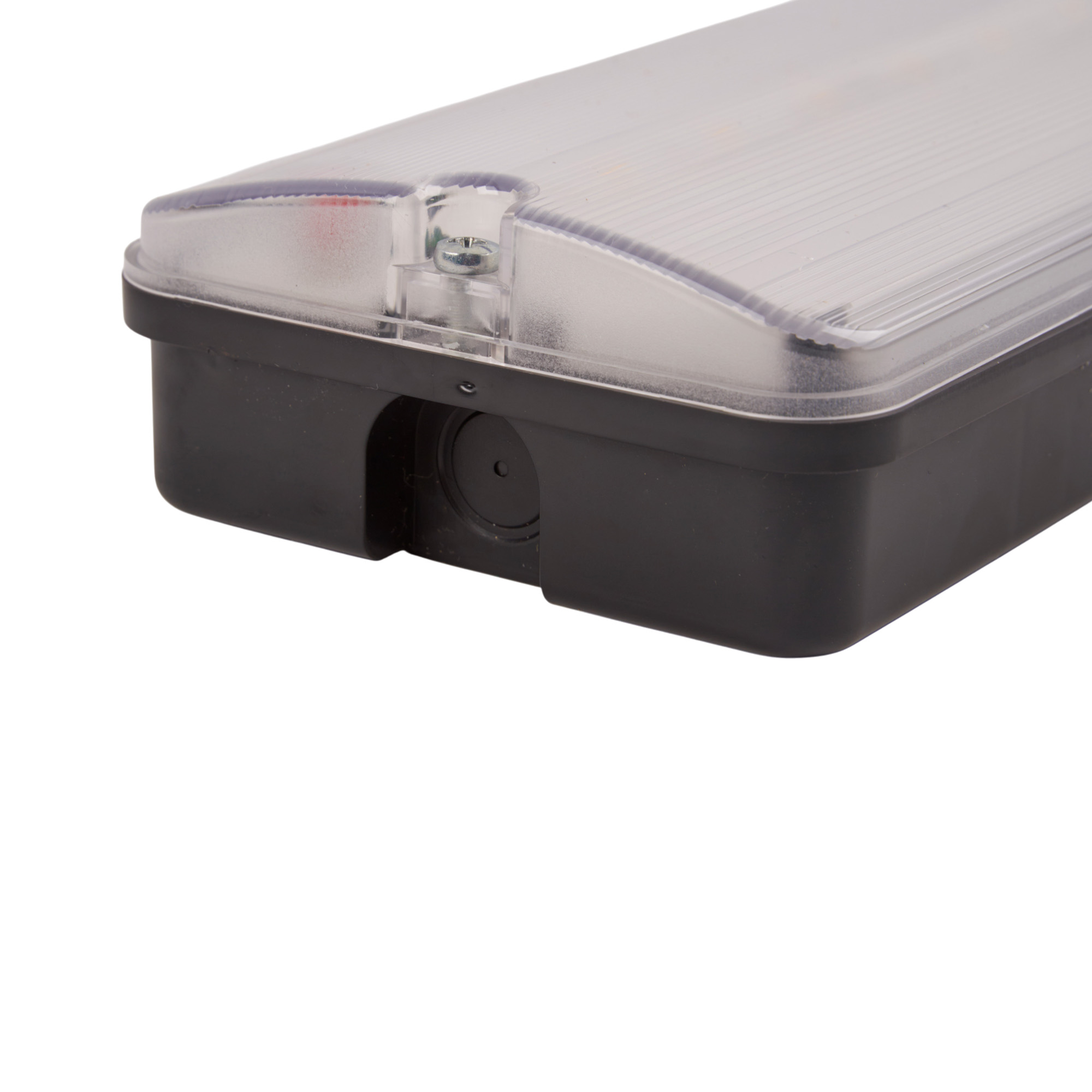 ULW-K25B 6W-4000K-EMG IP65 BLACK Светильник светодиодный влагозащищенный с БАП. Белый свет 4000K. 660Лм. Размер 220x105x50мм. Корпус чёрный. ТМ Uniel