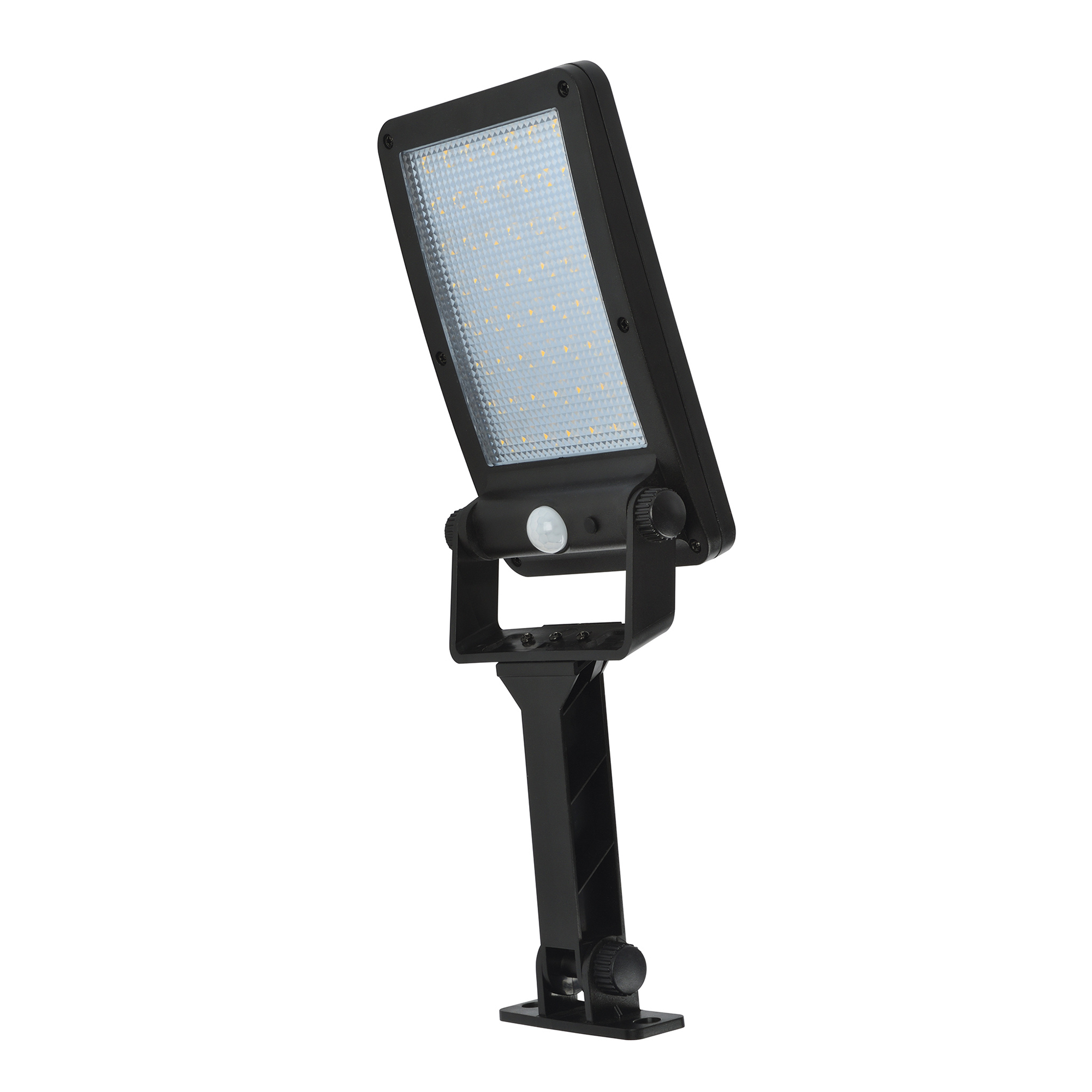 USL-F-561-PT165 SENSOR N1 Садовый светильник на солнечной батарее. с датчиком движения. 6Вт. Кронштейн в-к. Белый свет 4000K. Корпус черный. TM Uniel