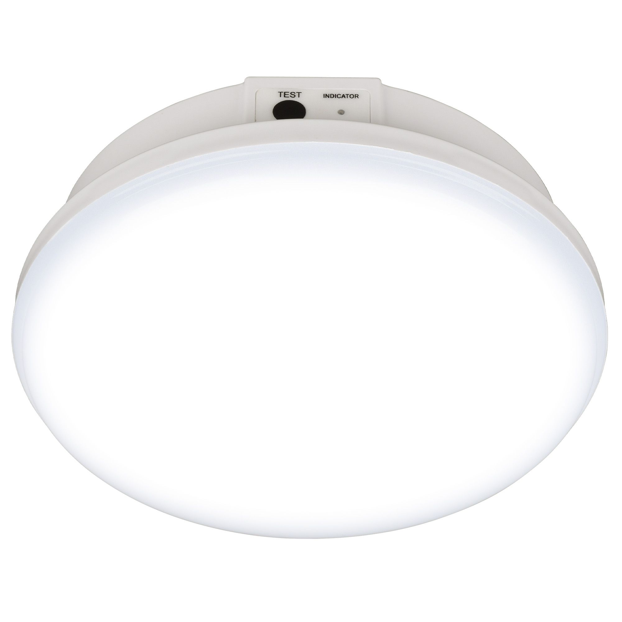 ULR-E60-12W-4000K WHITE Светильник светодиодный аварийного освещения. влагозащищенный. IP65. Белый свет 4000K. Диаметр 161мм. Встроенный аккумулятор. Корпус белый. ТМ Uniel